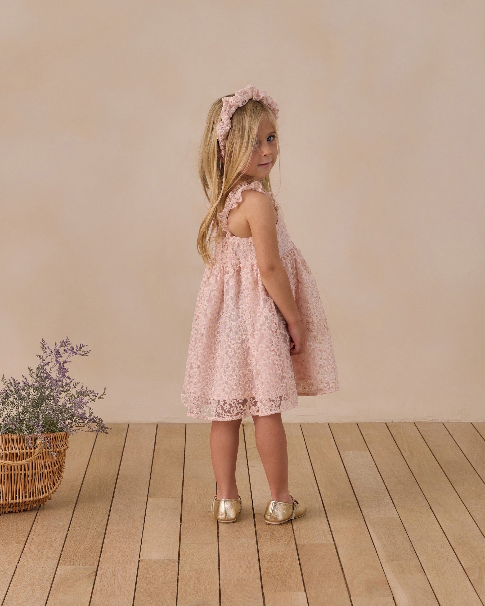 Gathered Headband Cotton Candy - Rylee + Cru | Kids Clothes | Trendy Baby Clothes | Modern Infant Outfits |