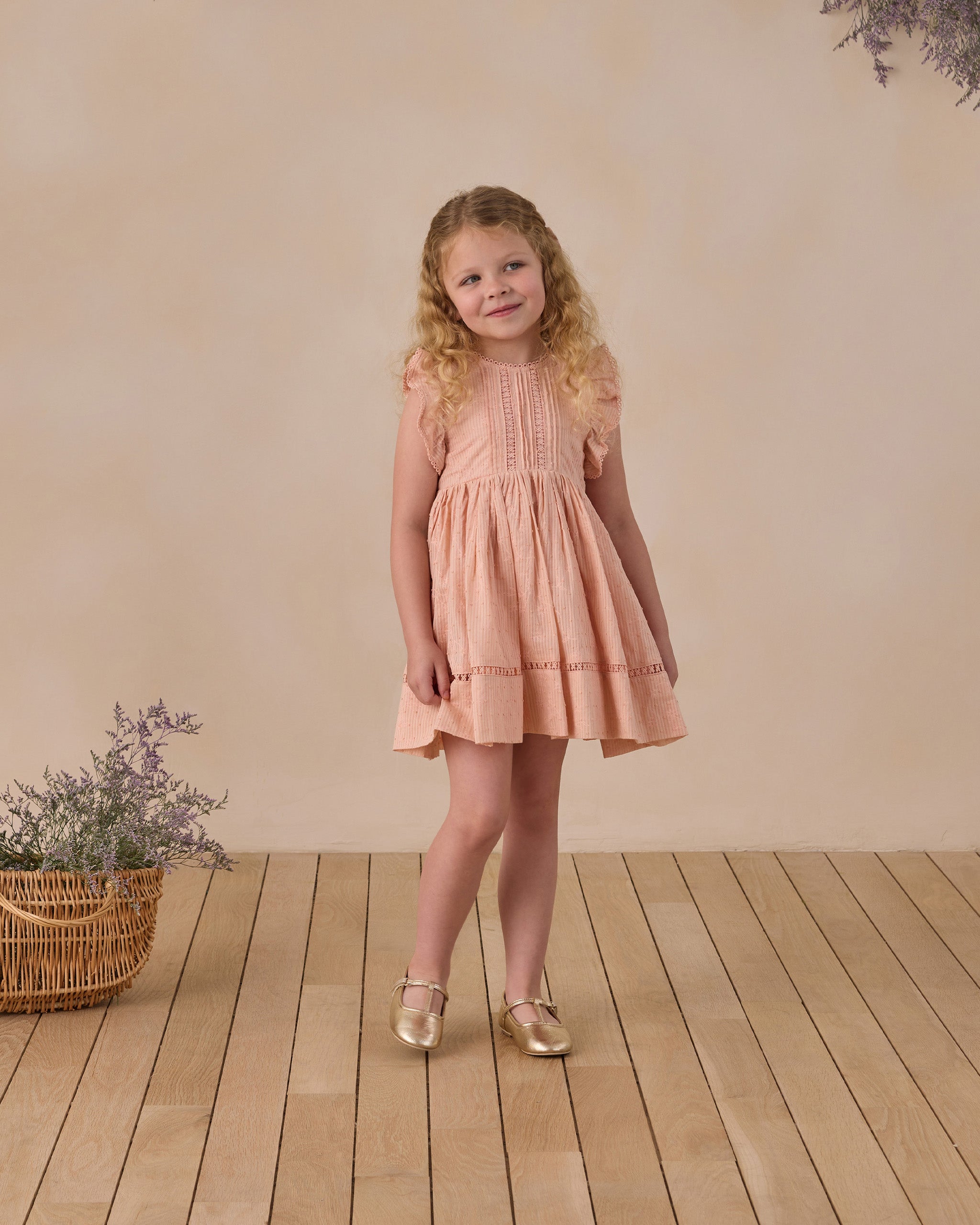Isla Dress Petal - Rylee + Cru | Kids Clothes | Trendy Baby Clothes | Modern Infant Outfits |