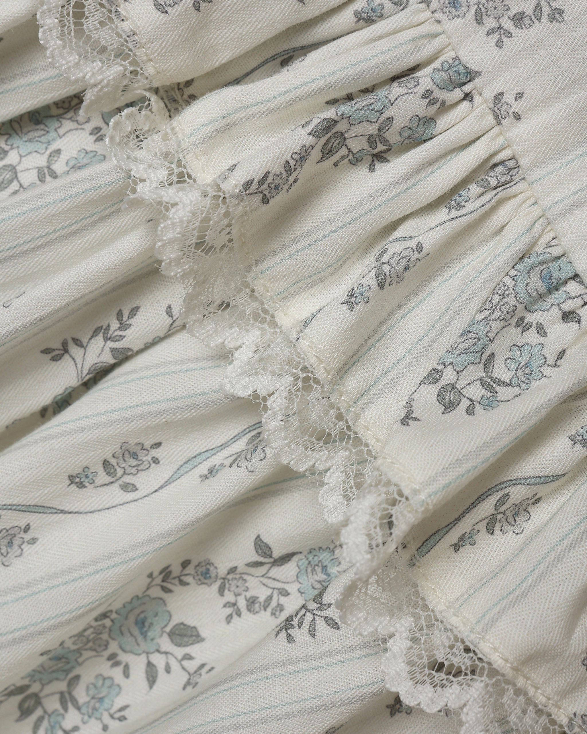 Alice Dress French Floral Stripe