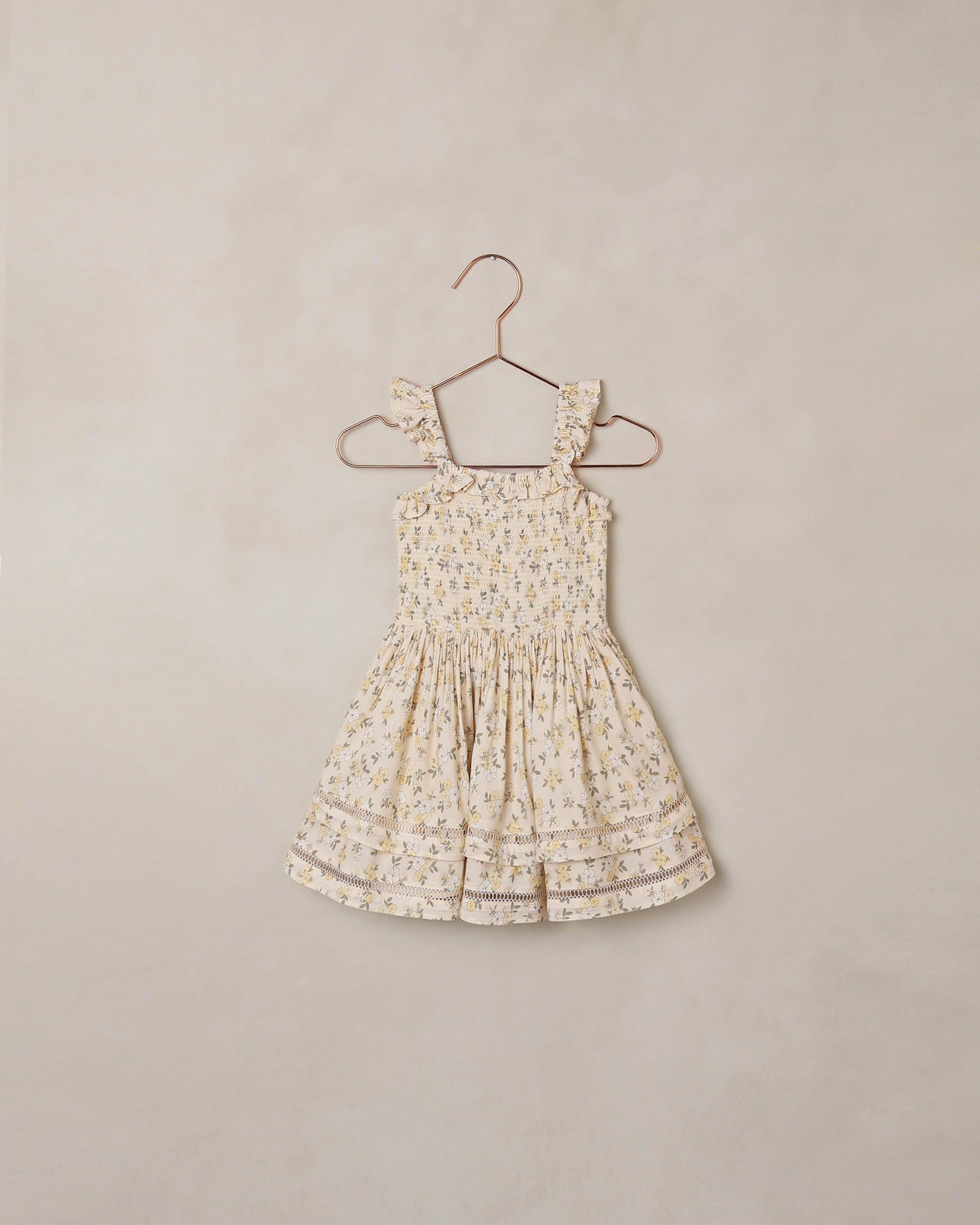Birdie Dress Lemon Meadow - Rylee + Cru | Kids Clothes | Trendy Baby Clothes | Modern Infant Outfits |