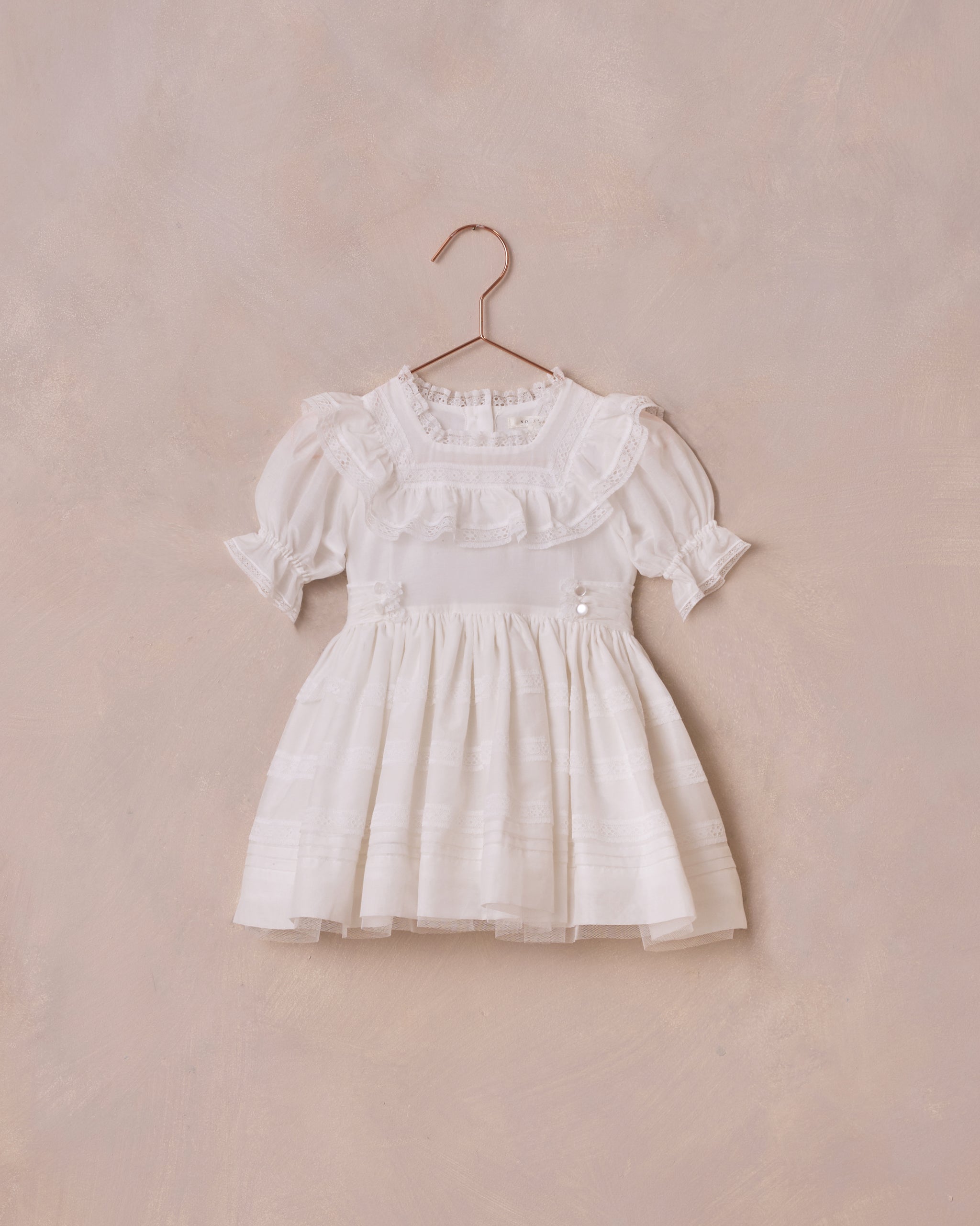 Kit Dress | White - Rylee + Cru | Kids Clothes | Trendy Baby Clothes | Modern Infant Outfits |