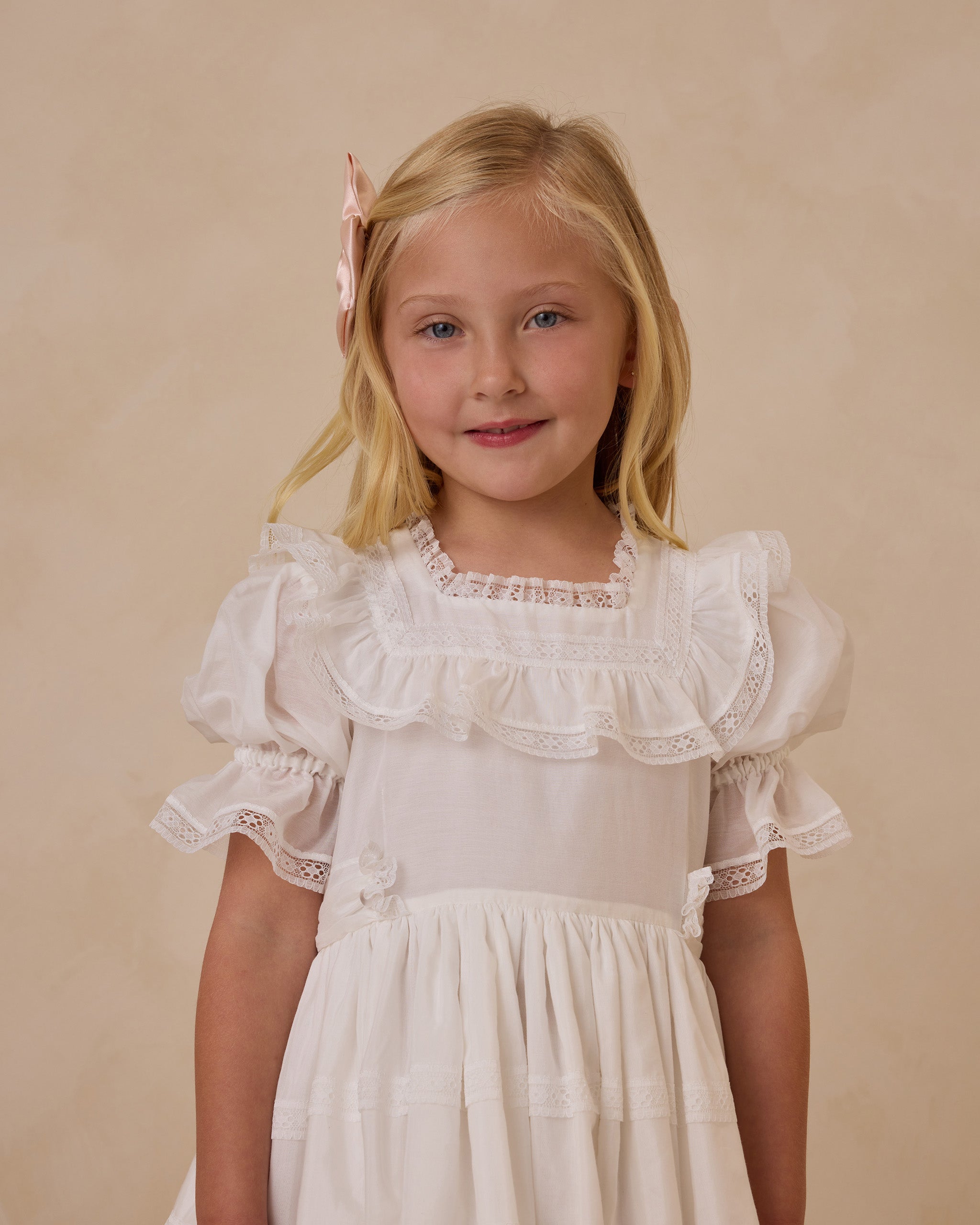 Kit Dress | White - Rylee + Cru | Kids Clothes | Trendy Baby Clothes | Modern Infant Outfits |