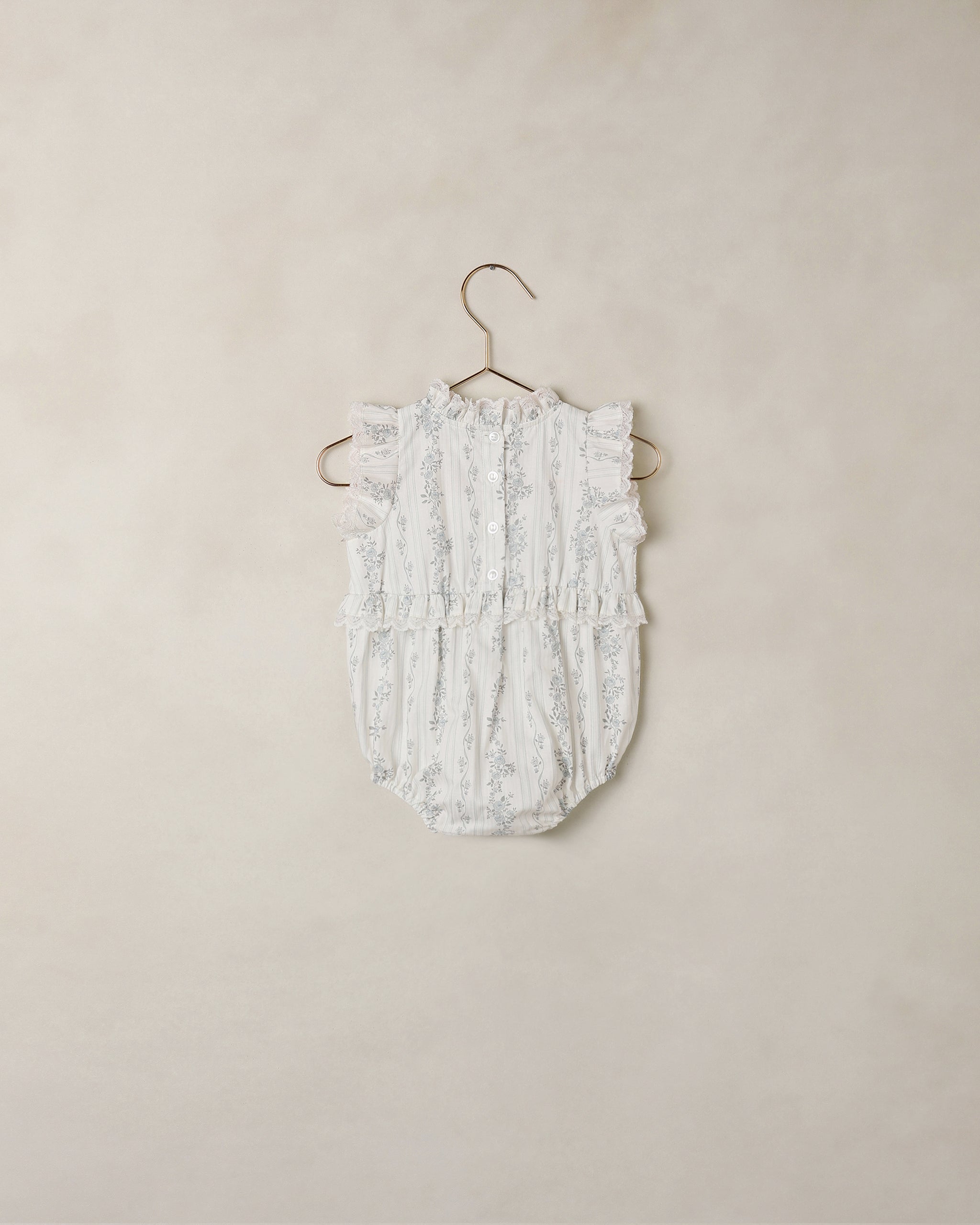 Alice Romper French Floral Stripe