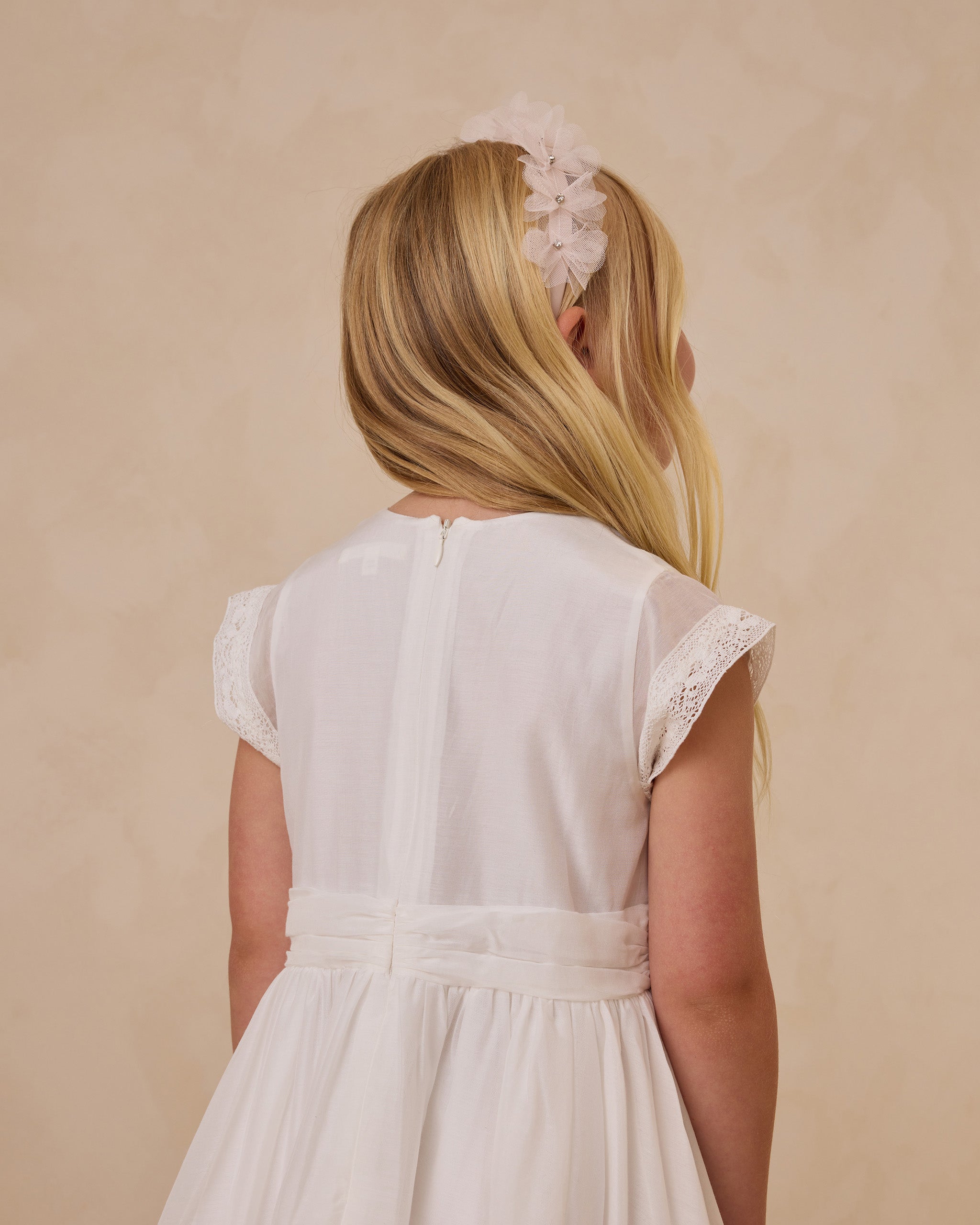 Dahlia Dress | White - Rylee + Cru | Kids Clothes | Trendy Baby Clothes | Modern Infant Outfits |
