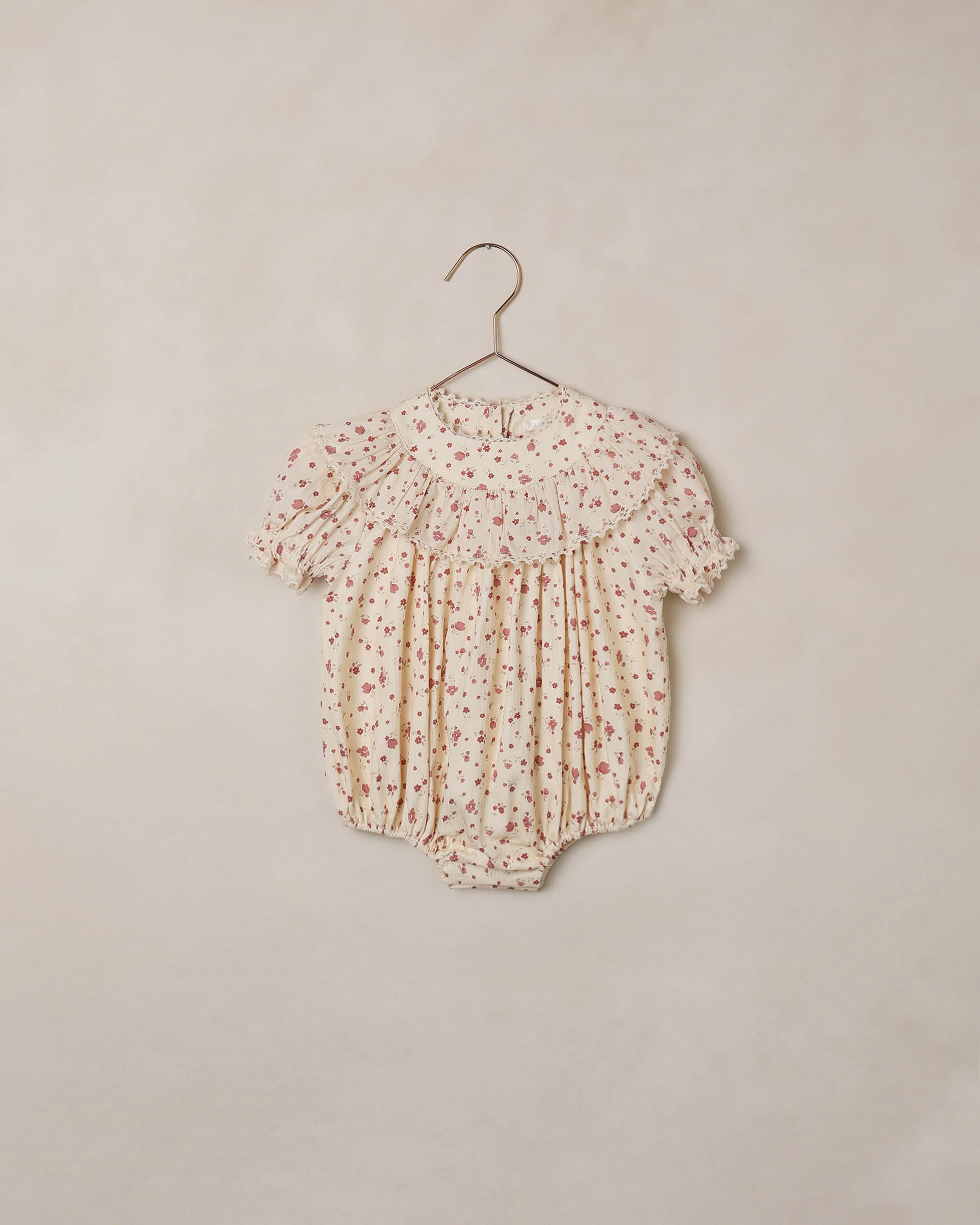 Eva Romper Red Floral