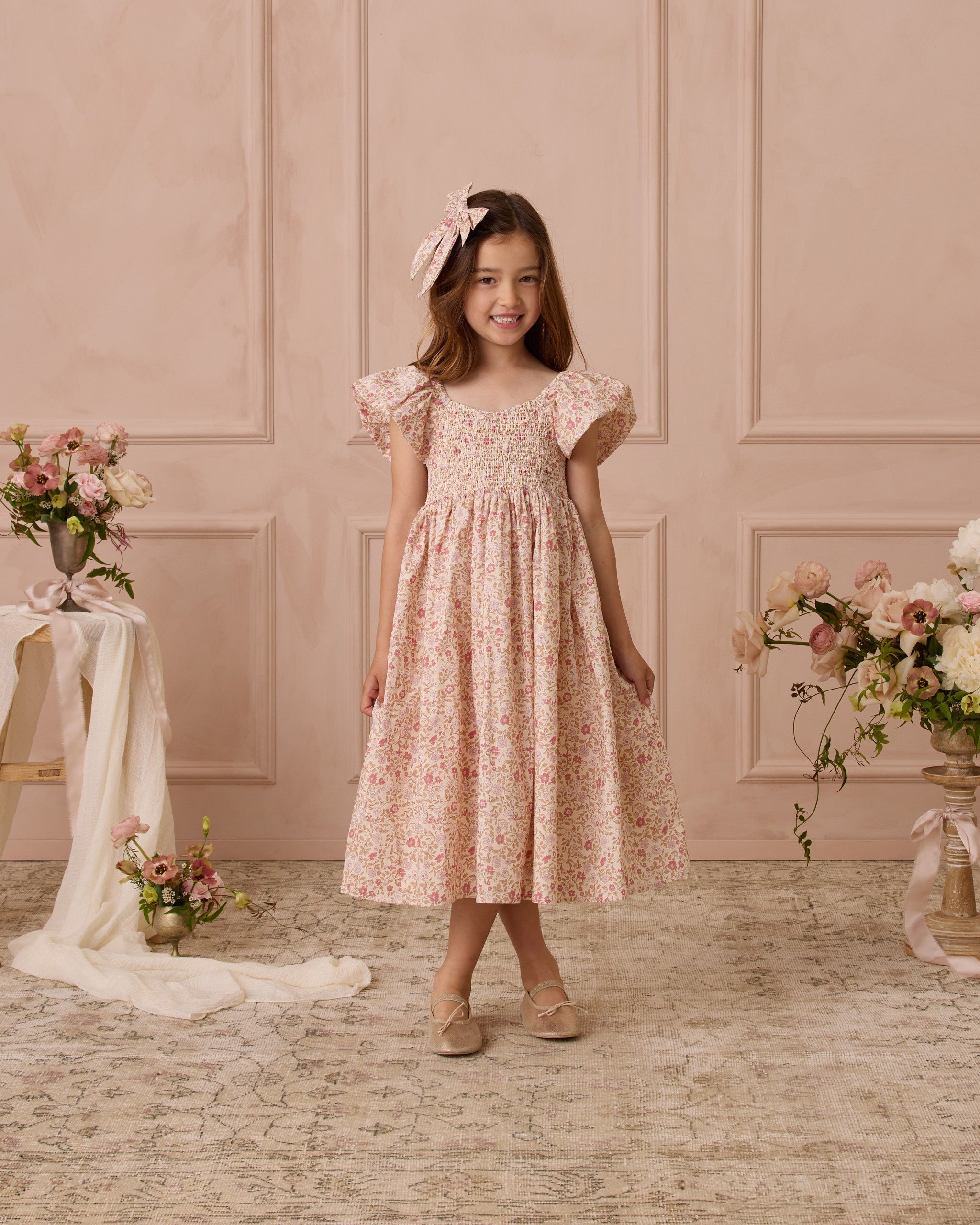 Hazel Dress | Blush Garden