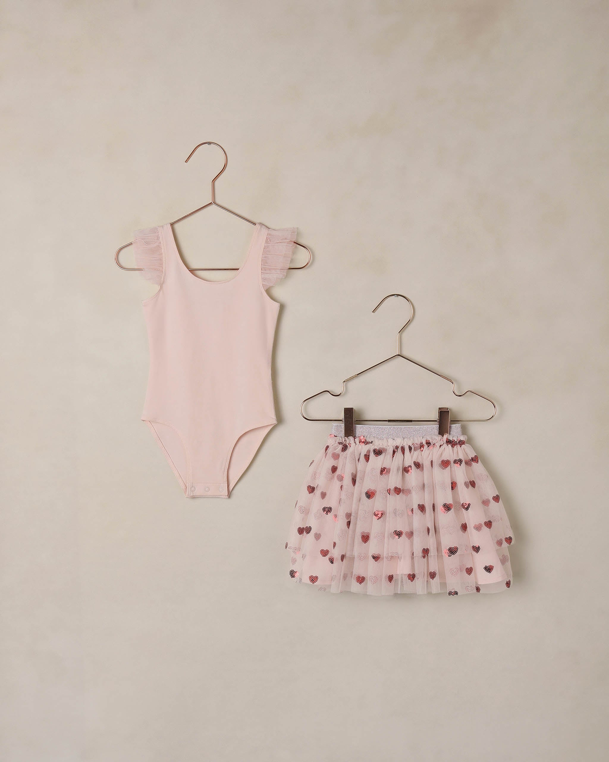 Aurora Tutu Set Red Hearts