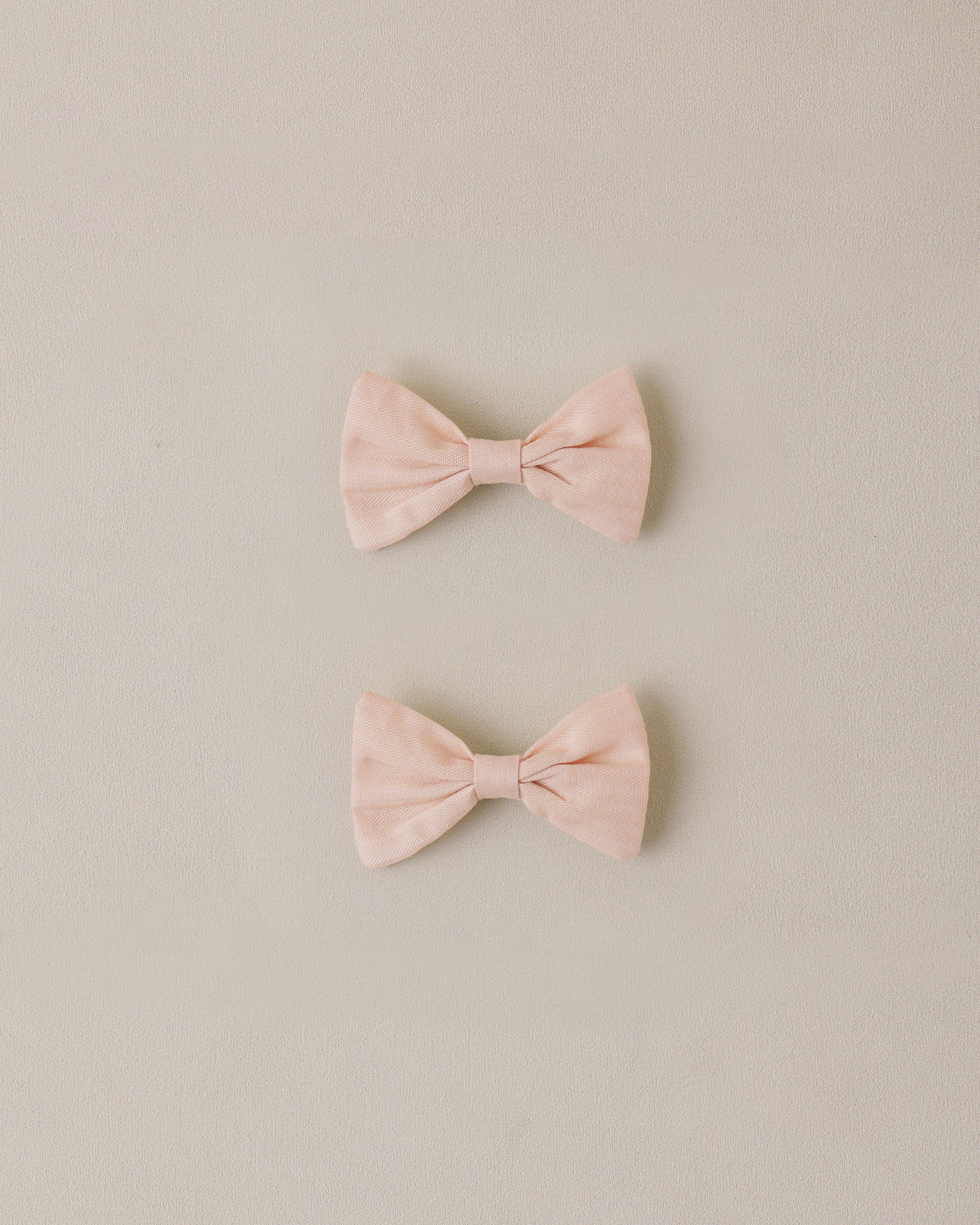 Little Bow Clips Blush