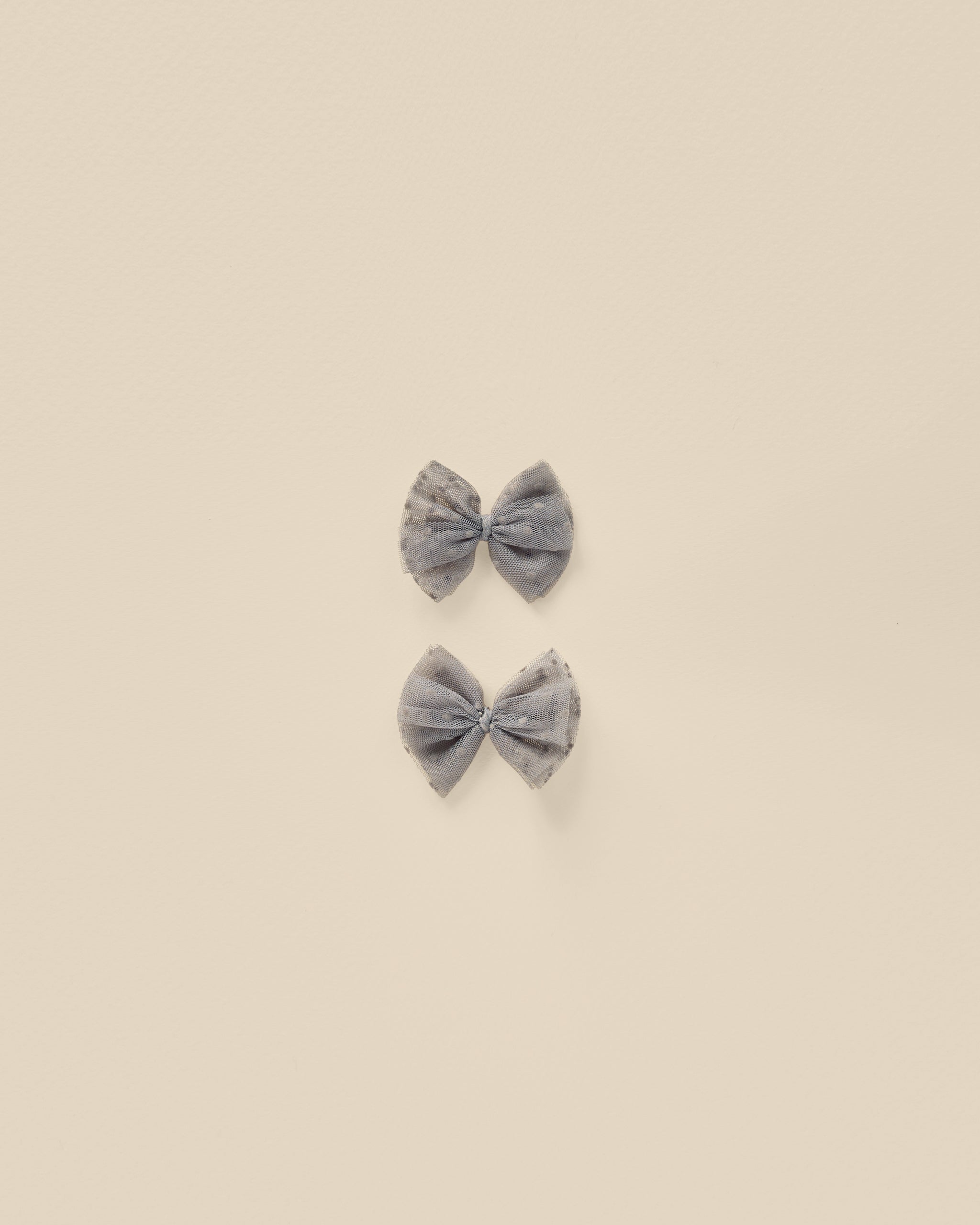 Flutter Tulle Clips || Vintage Blue