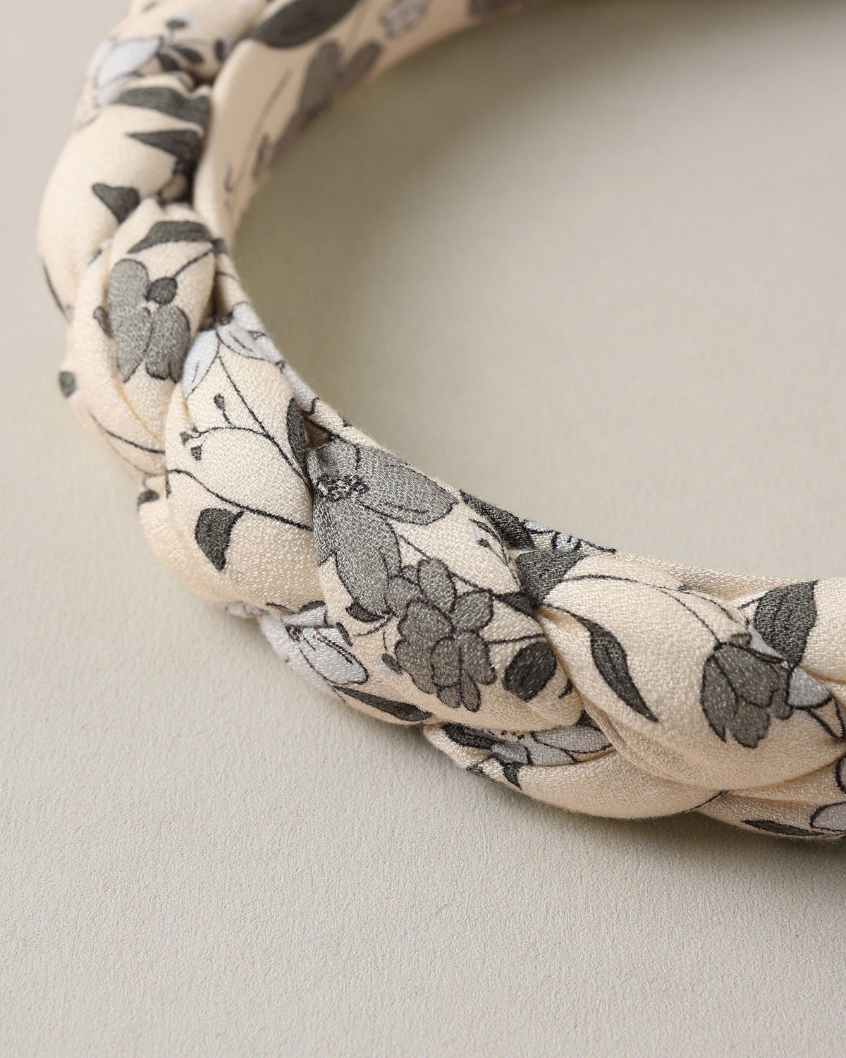 Braided Headband Blue Garden