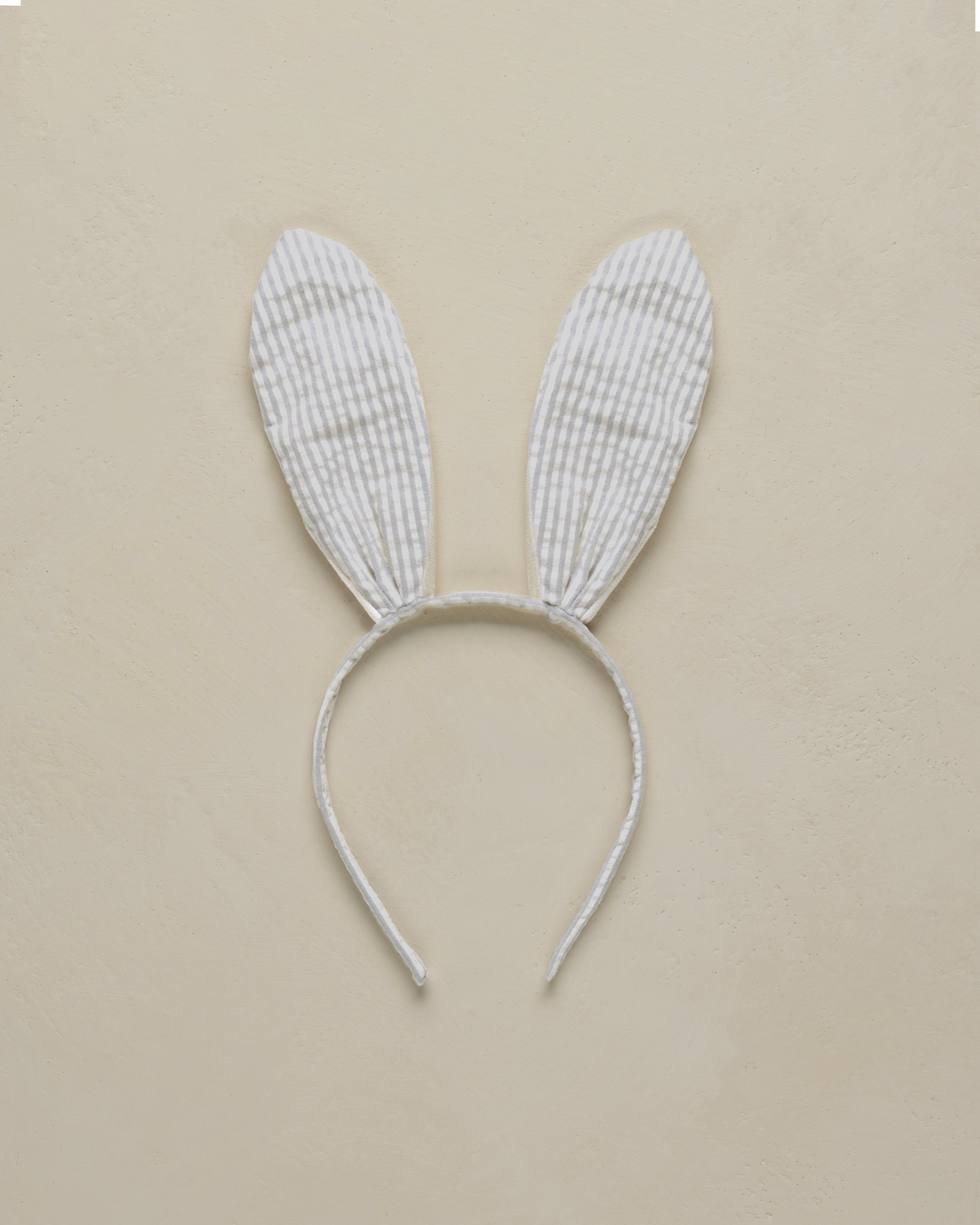 Bunny Headband || Sage Stripe