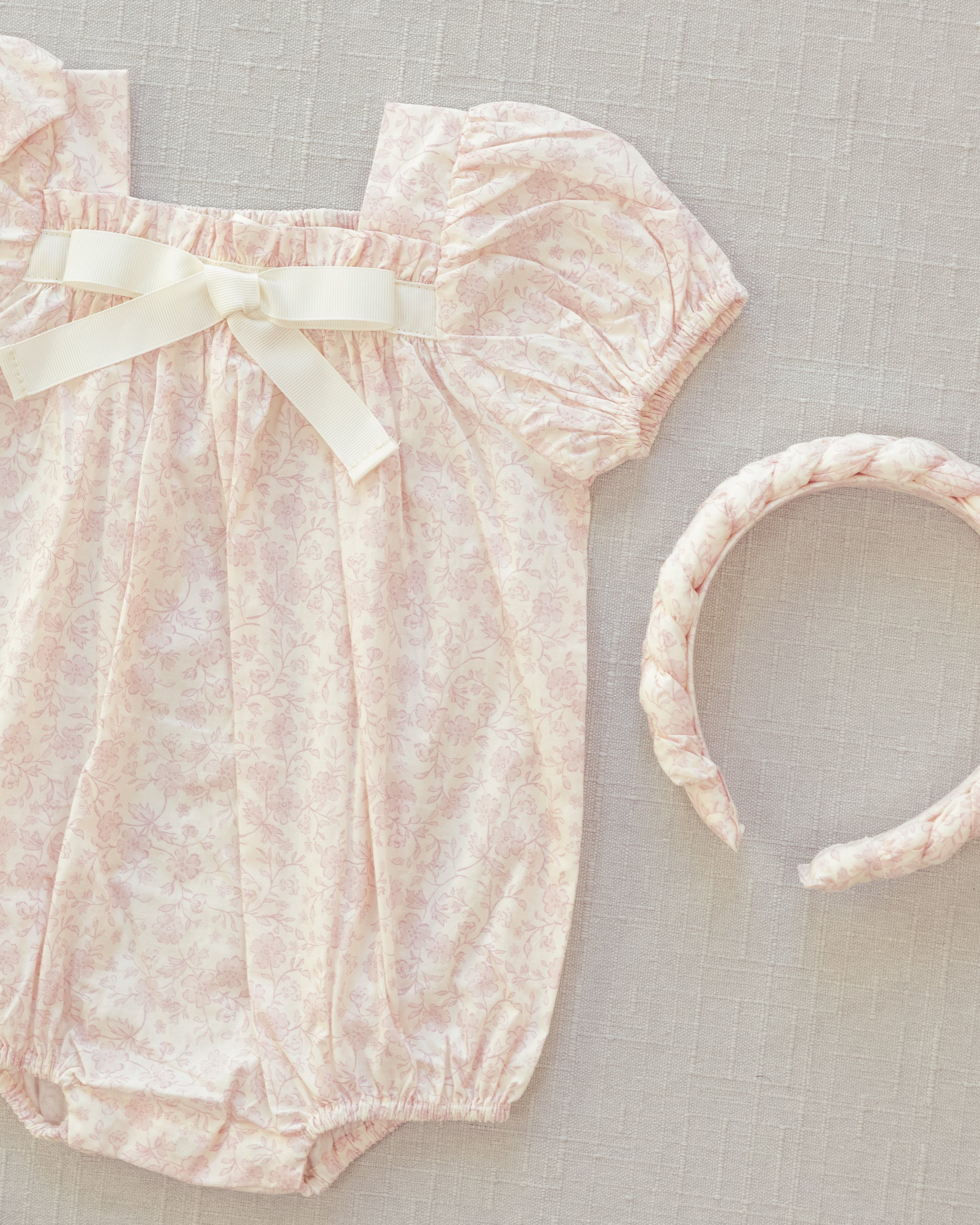 Braided Headband Lavender Floral - Rylee + Cru | Kids Clothes | Trendy Baby Clothes | Modern Infant Outfits |