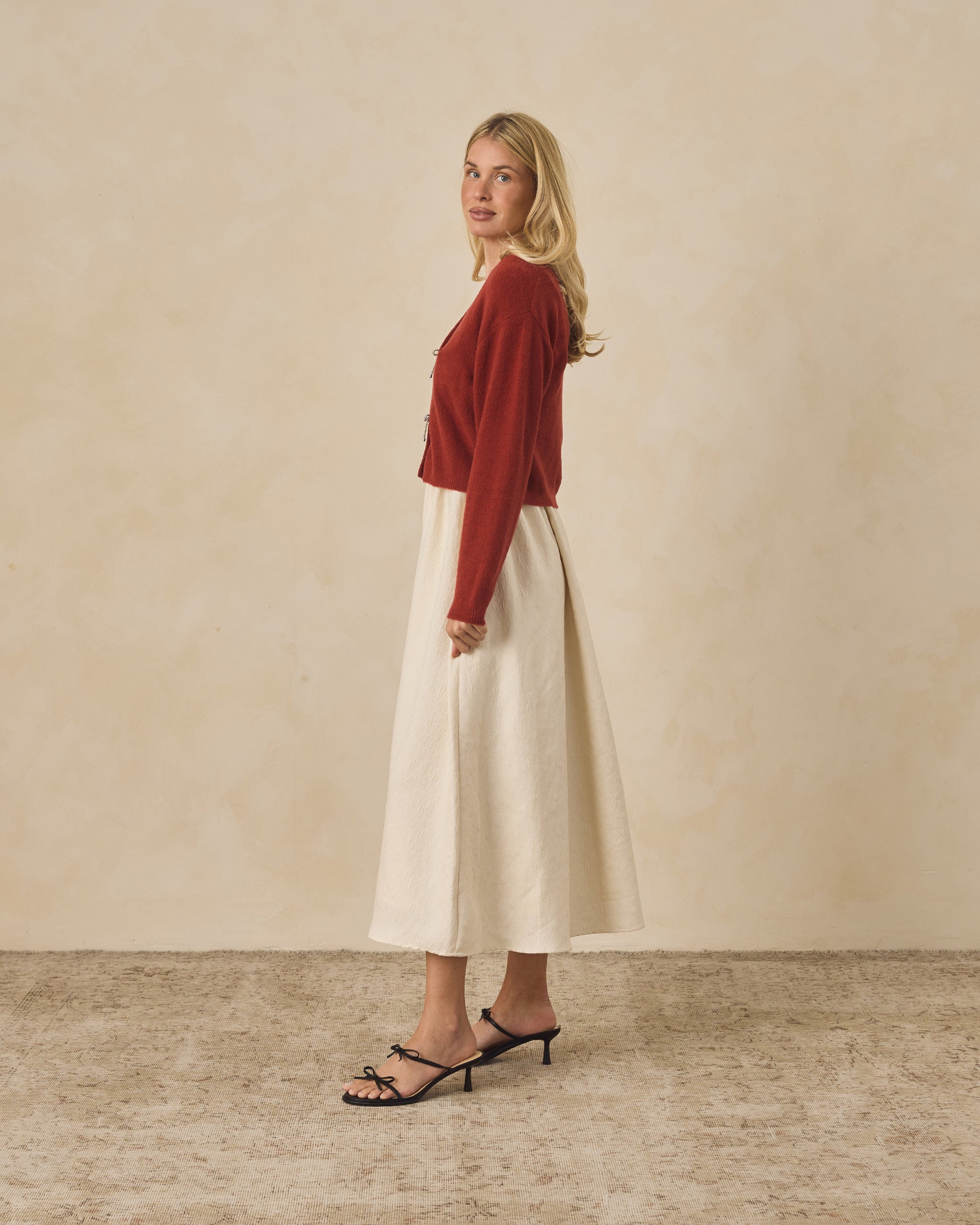 Bow Cardigan | Ruby