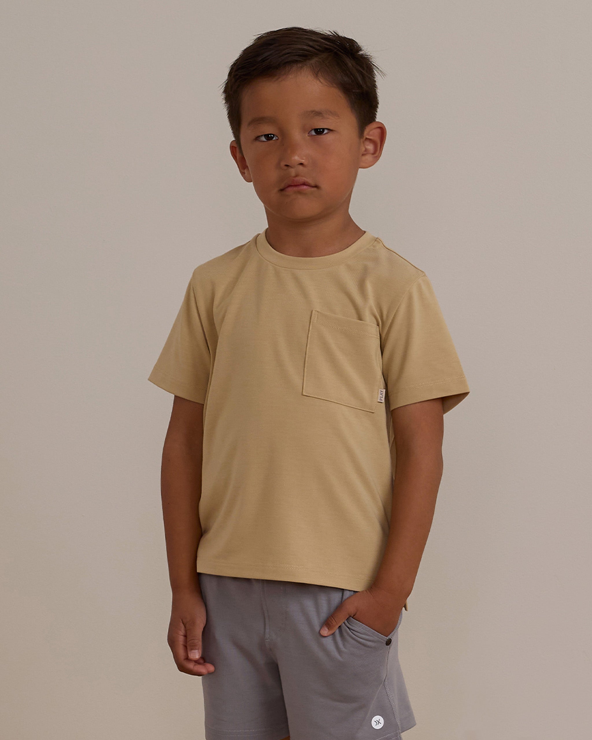 Cove Essential Pocket Tee | Sand