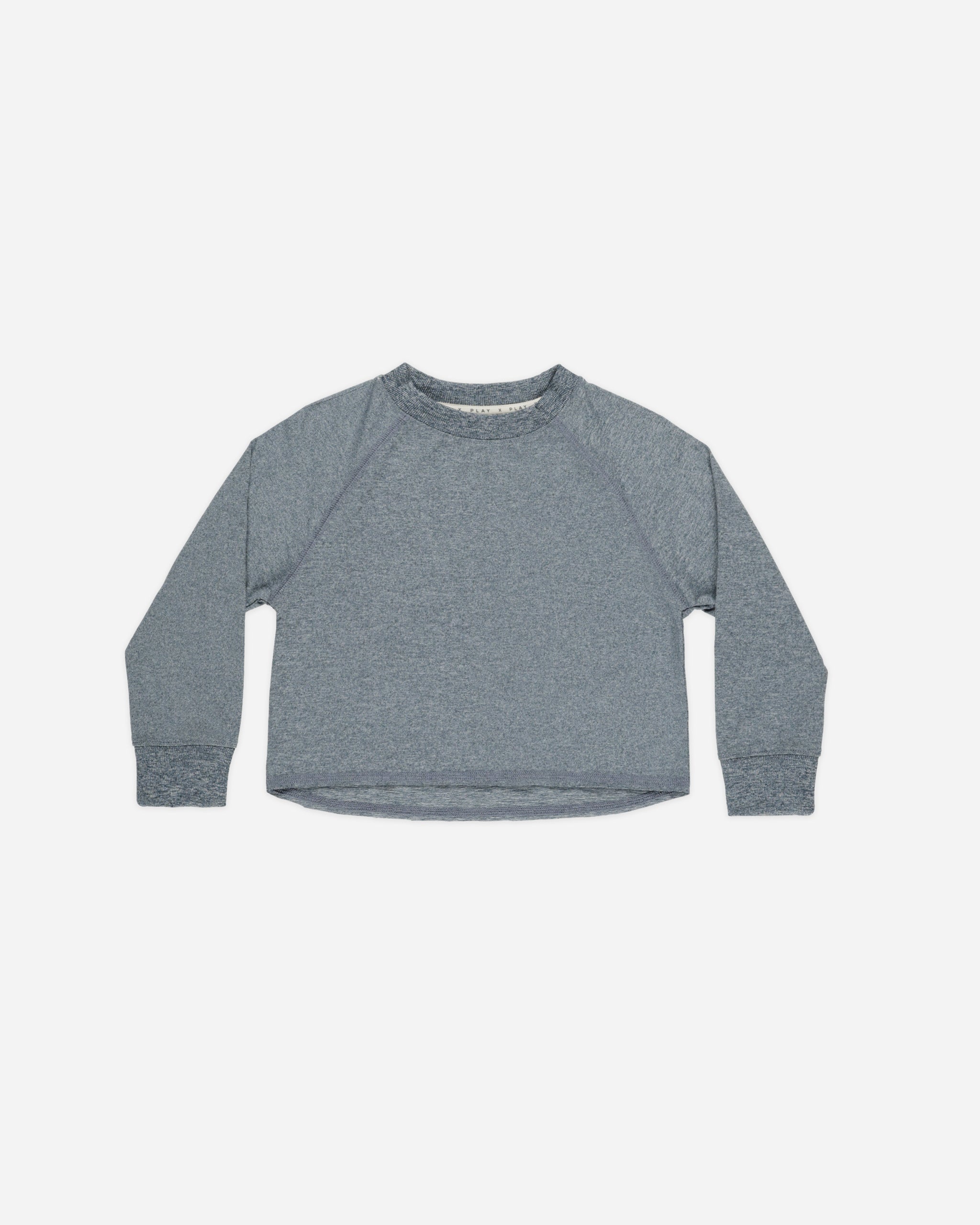 Newport Tech Crew | Heathered Indigo