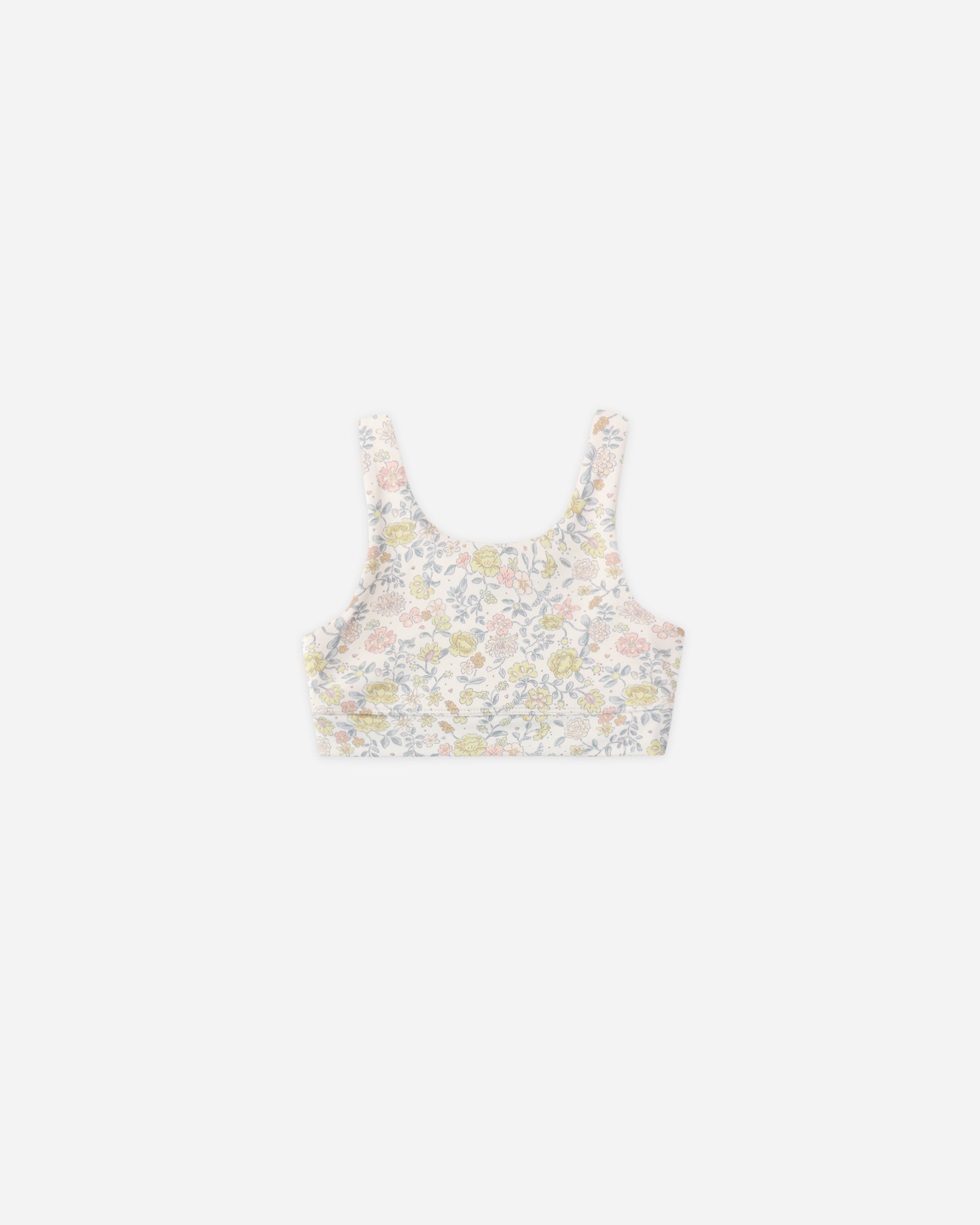 Swift Sports Bra Citron Bloom - Rylee + Cru | Kids Clothes | Trendy Baby Clothes | Modern Infant Outfits |