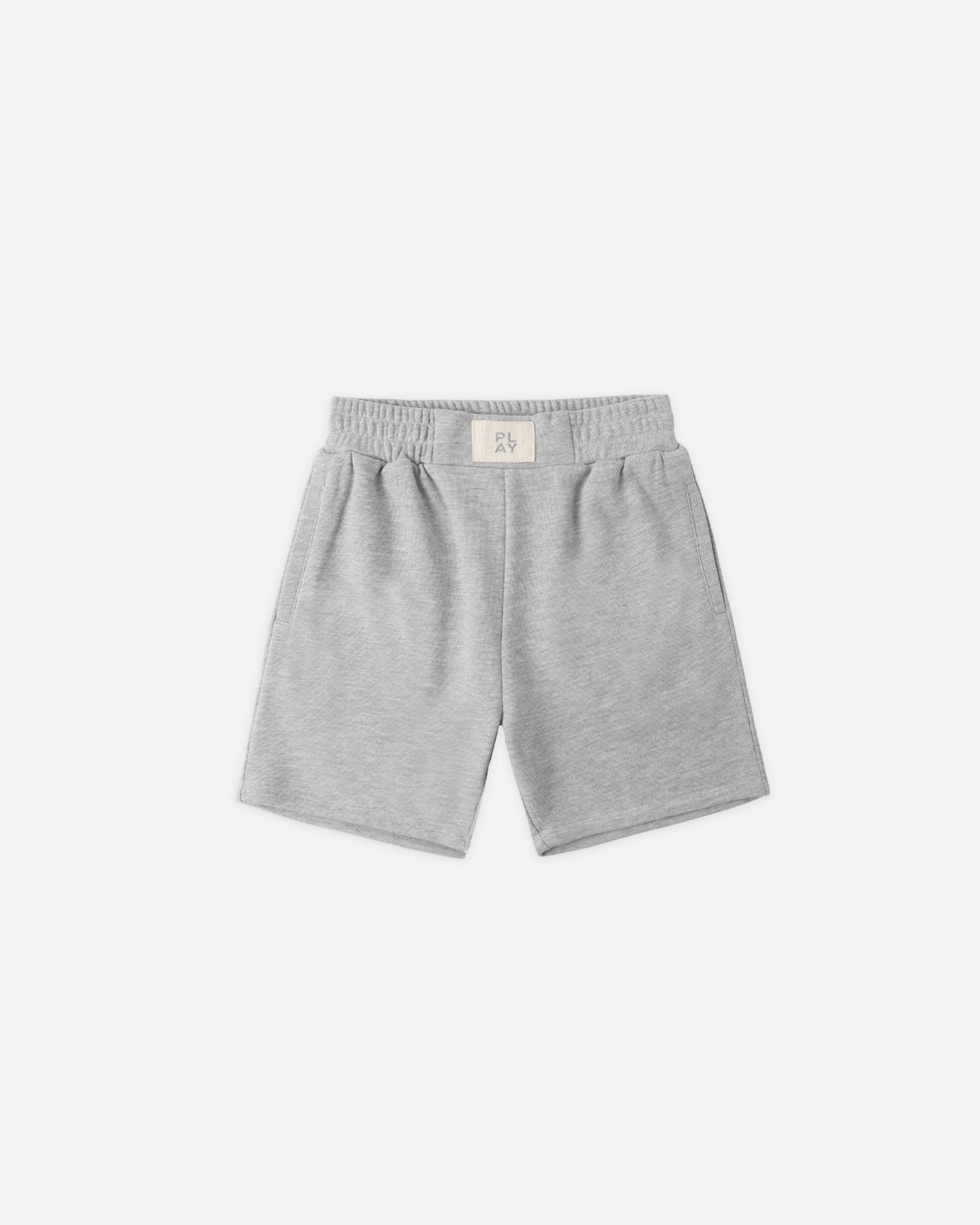 Boxing Short Heathered Grey - Rylee + Cru | Kids Clothes | Trendy Baby Clothes | Modern Infant Outfits |