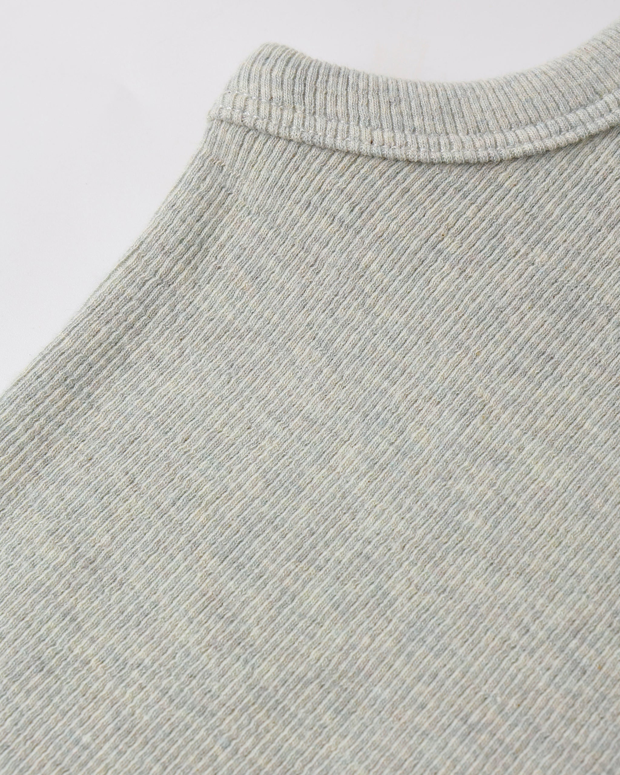 Ribbed Tank Set Ivory, Seafoam