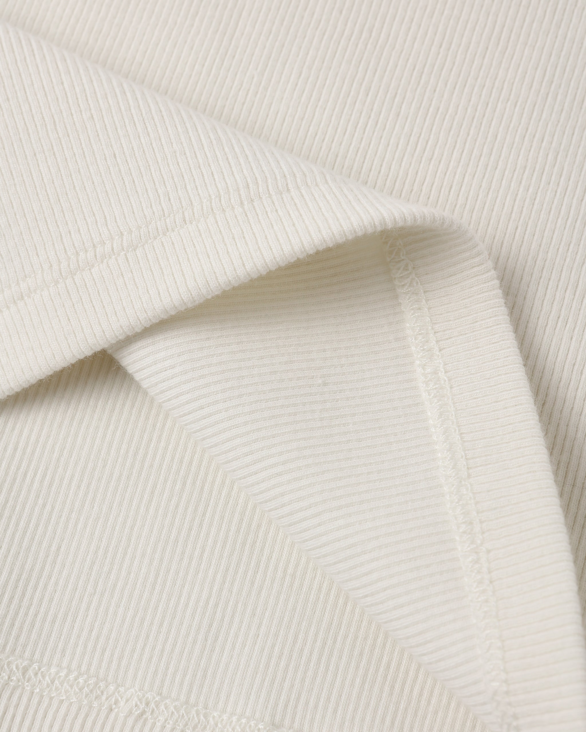 Ribbed Tank Set Ivory, Seafoam