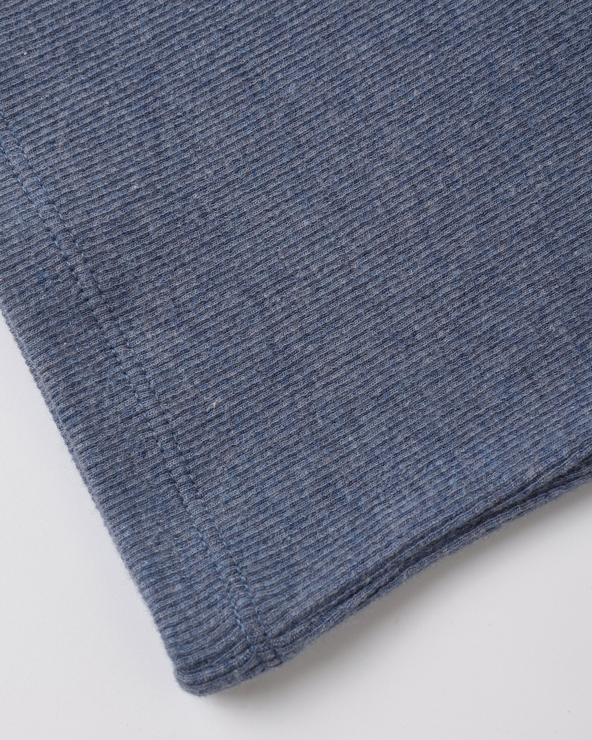 Ribbed Tank Set Natural, Heathered Marine