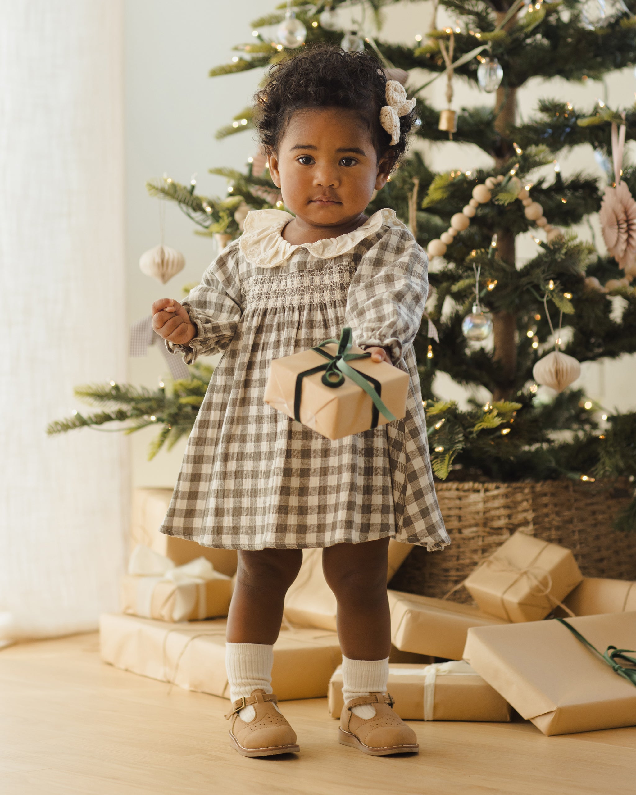 Callie Dress || Forest Check