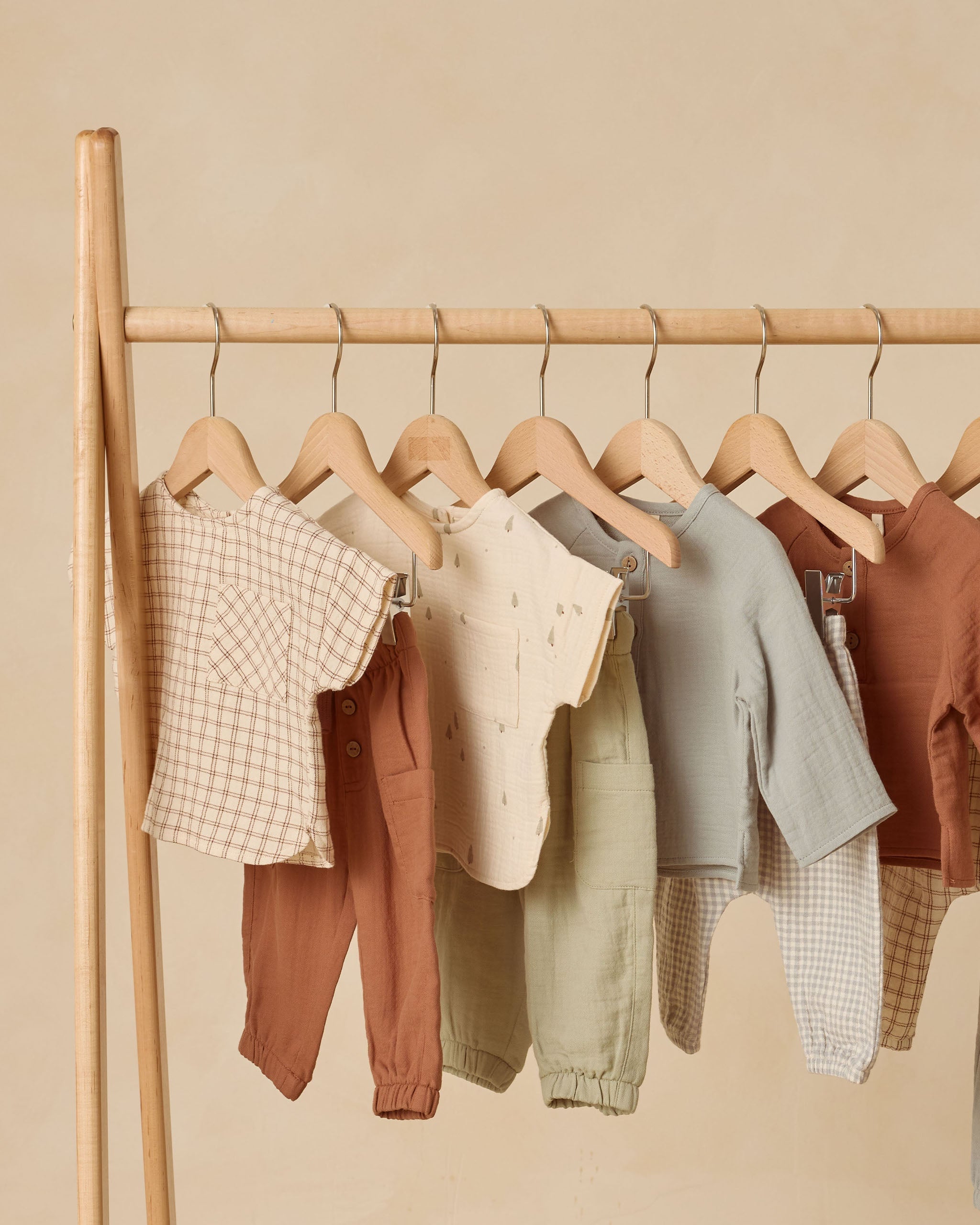 Woven Boxy Top || Cedar Check