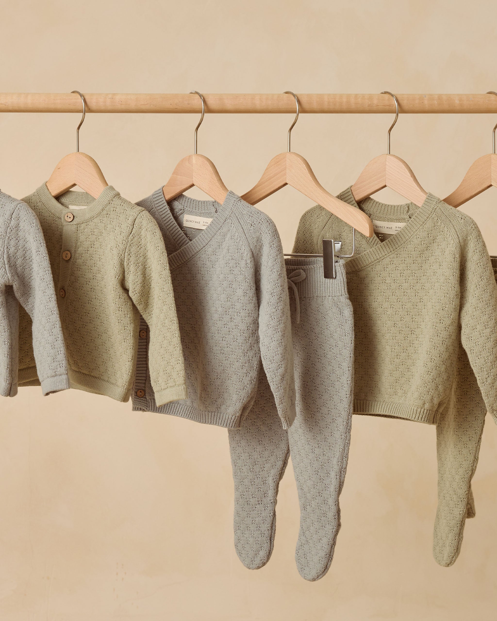 Knit Wrap Top + Pant Set || Steel Blue