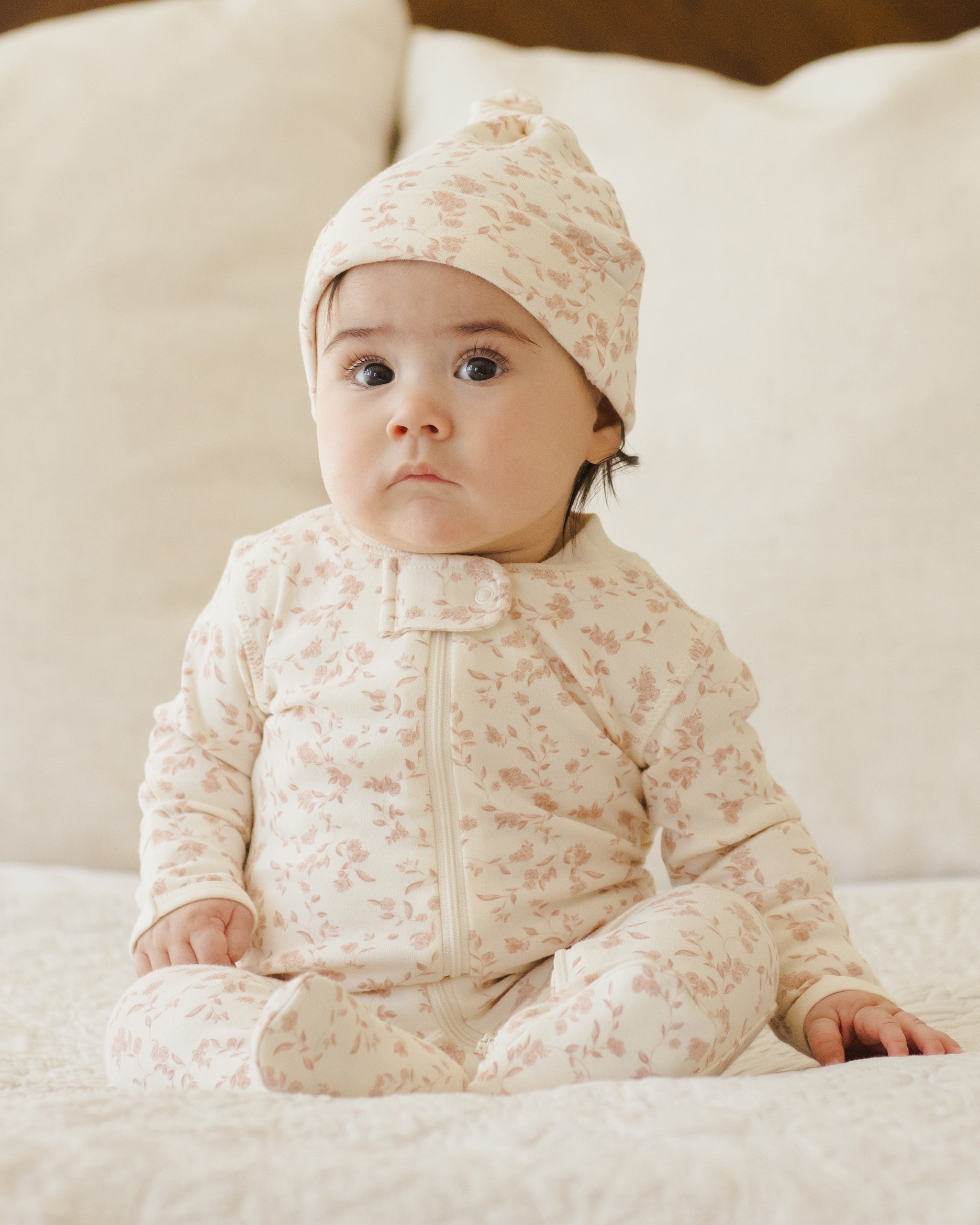 Zip Long Sleeve Sleeper Footie || French Garden