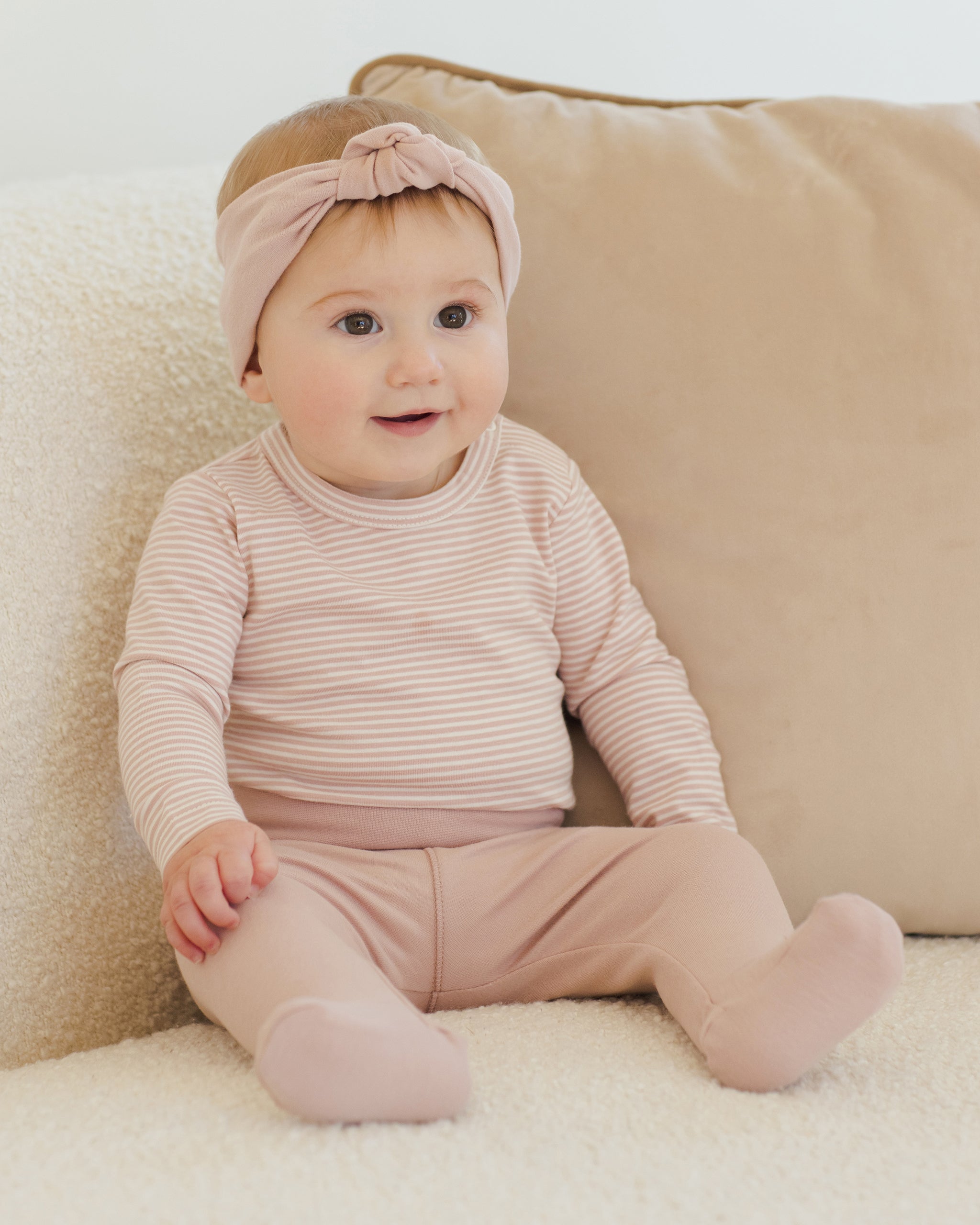 Knotted Headband || Rose