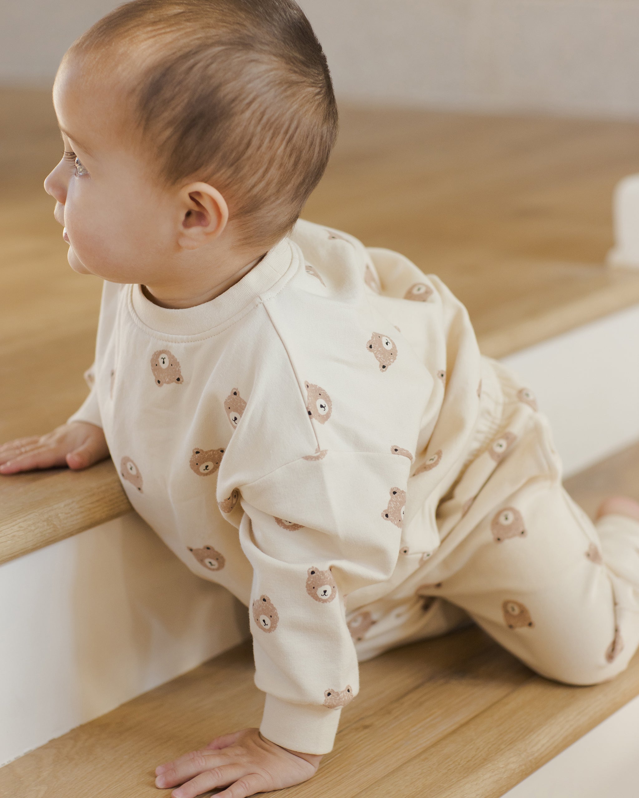 Relaxed Sweatshirt || Brown Bear