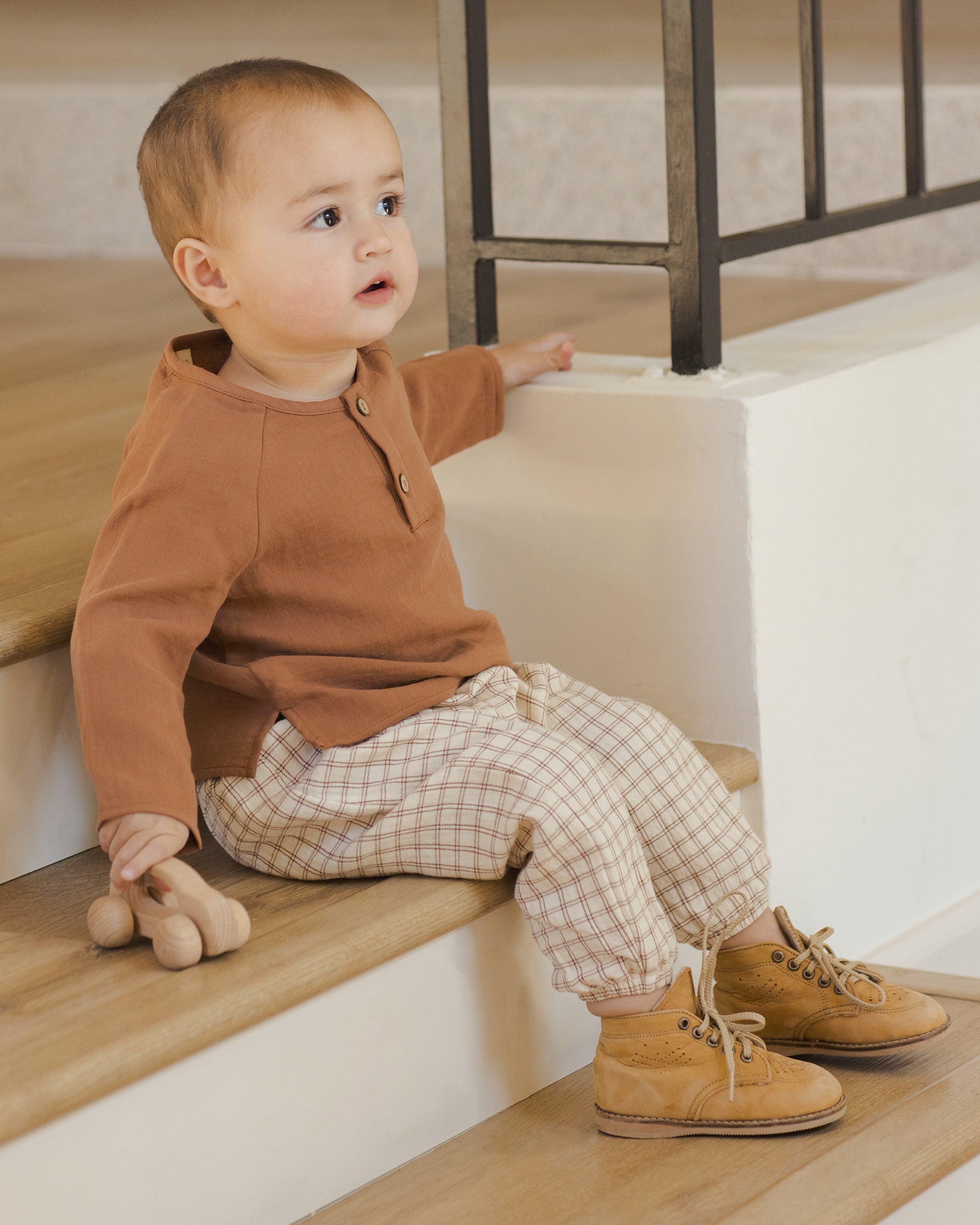 Woven Pant || Cedar Check