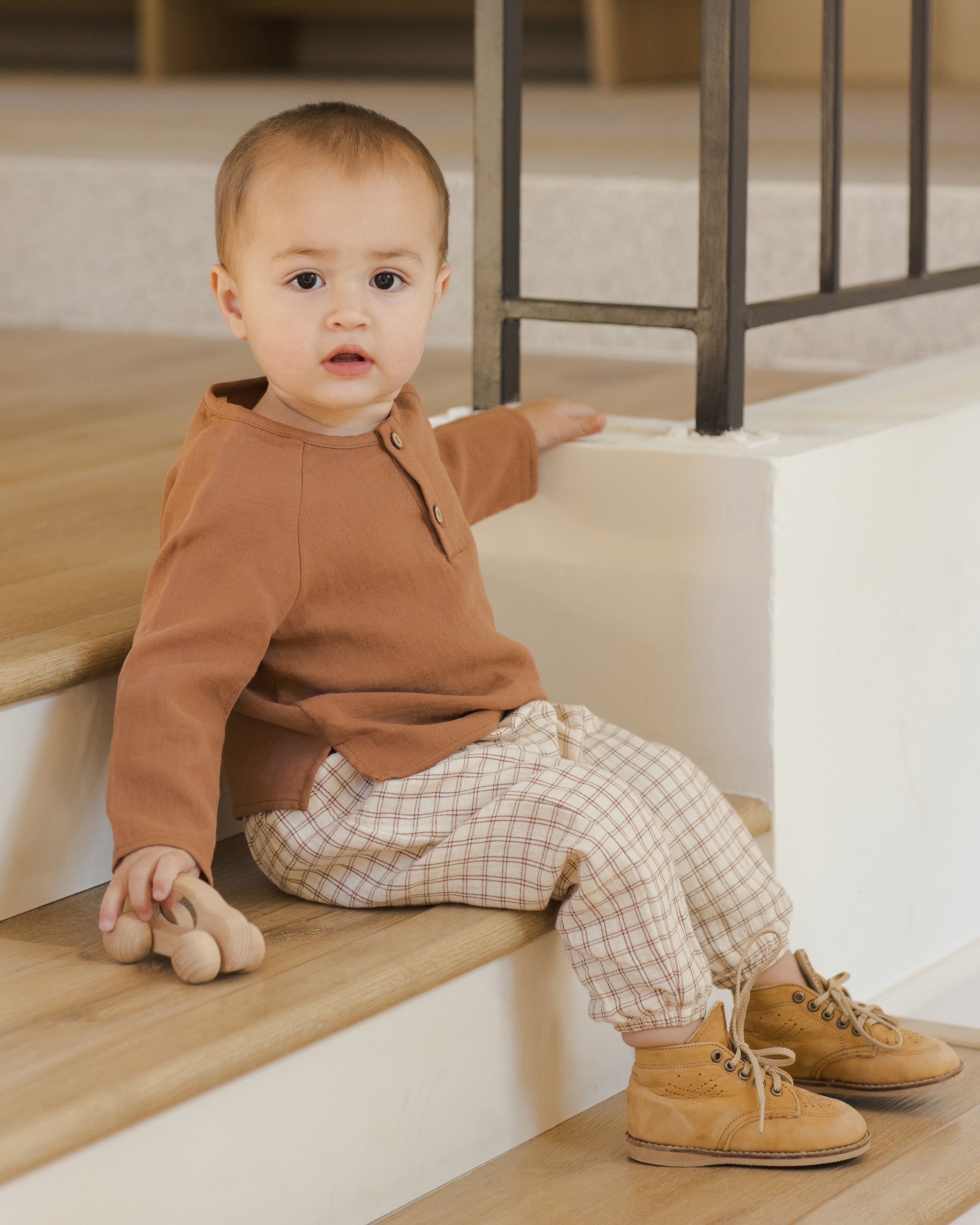 Woven Pant || Cedar Check