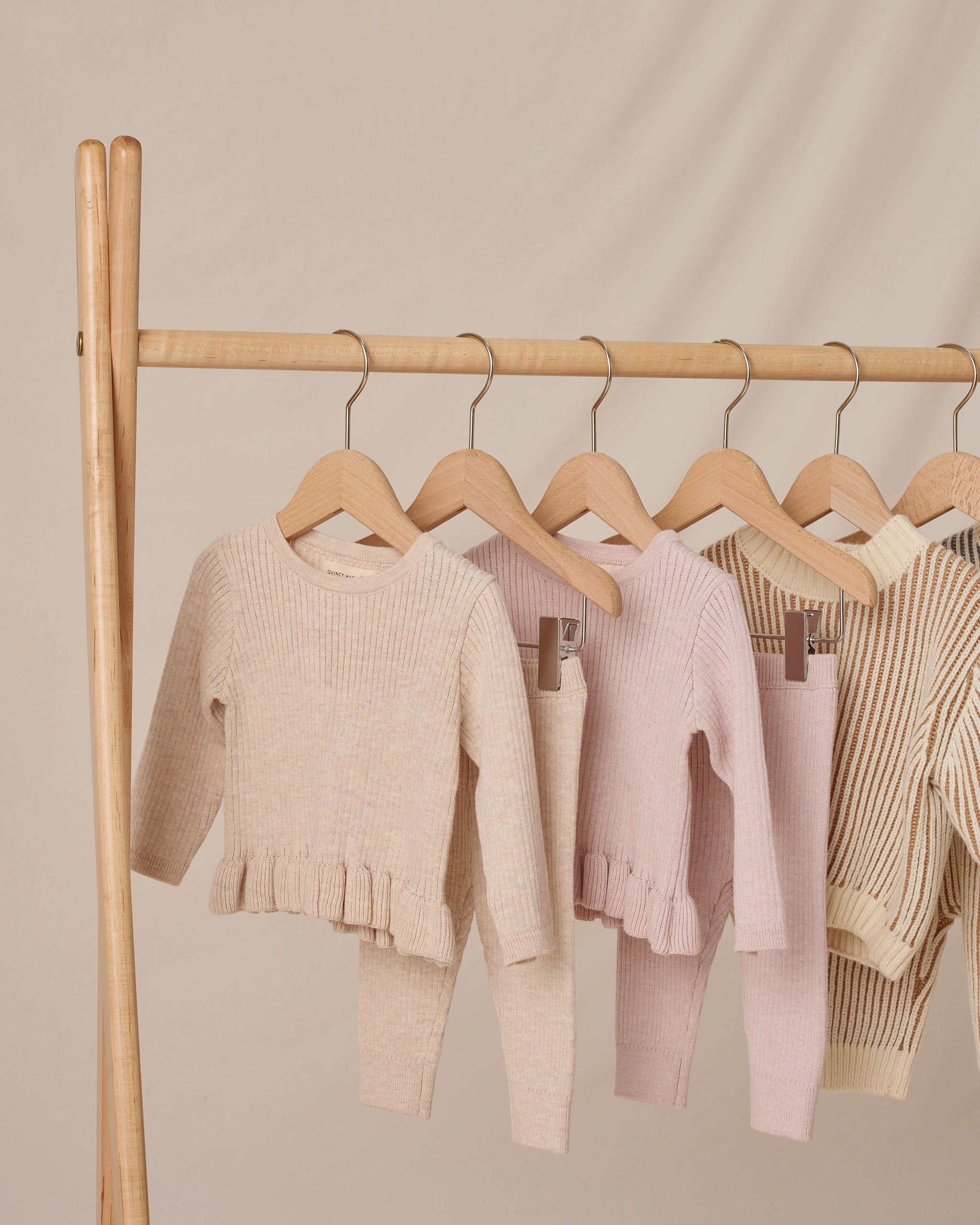 Rib Knit Legging || Heathered Oatmeal