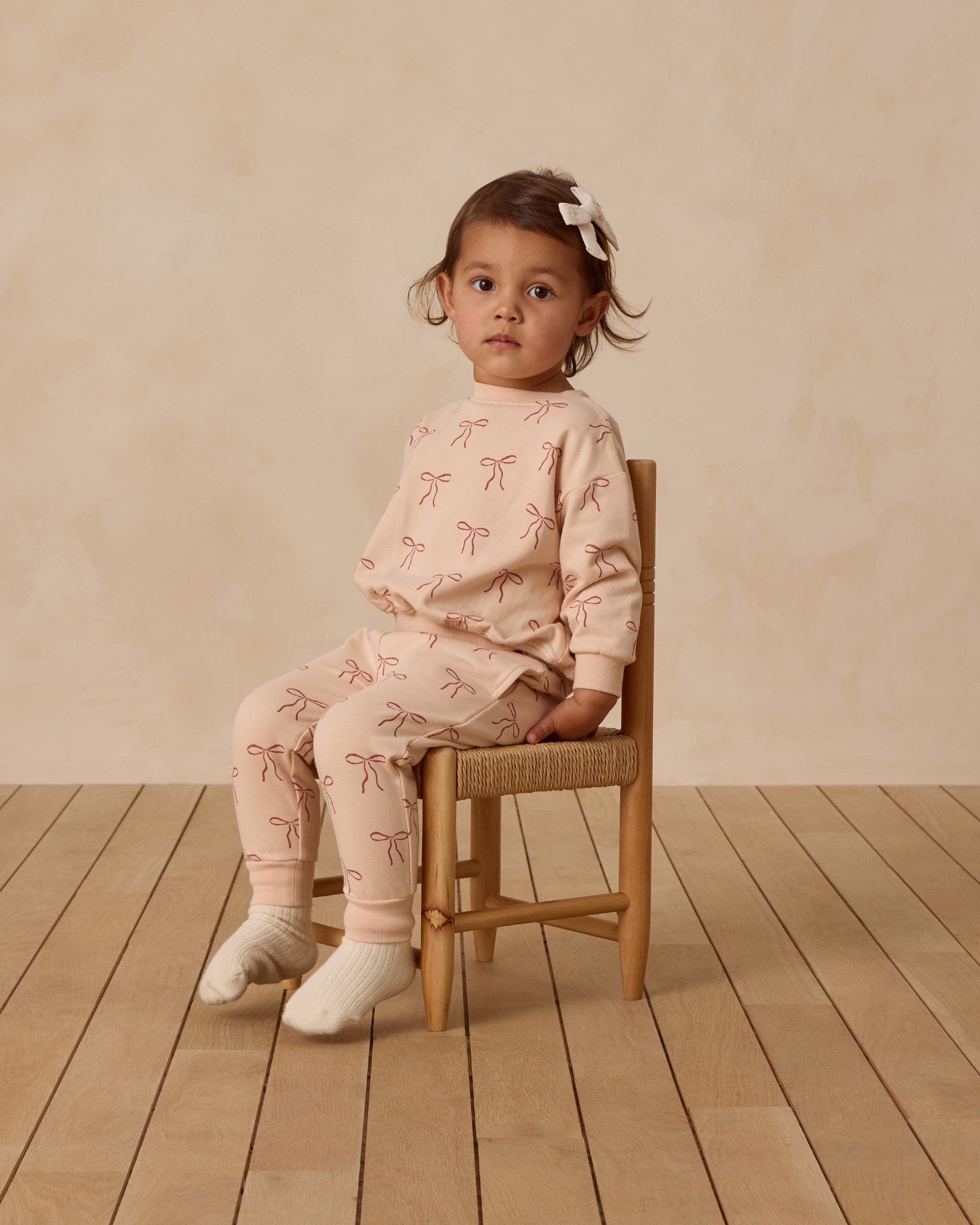 Relaxed Fleece Sweatpant || Red Bows
