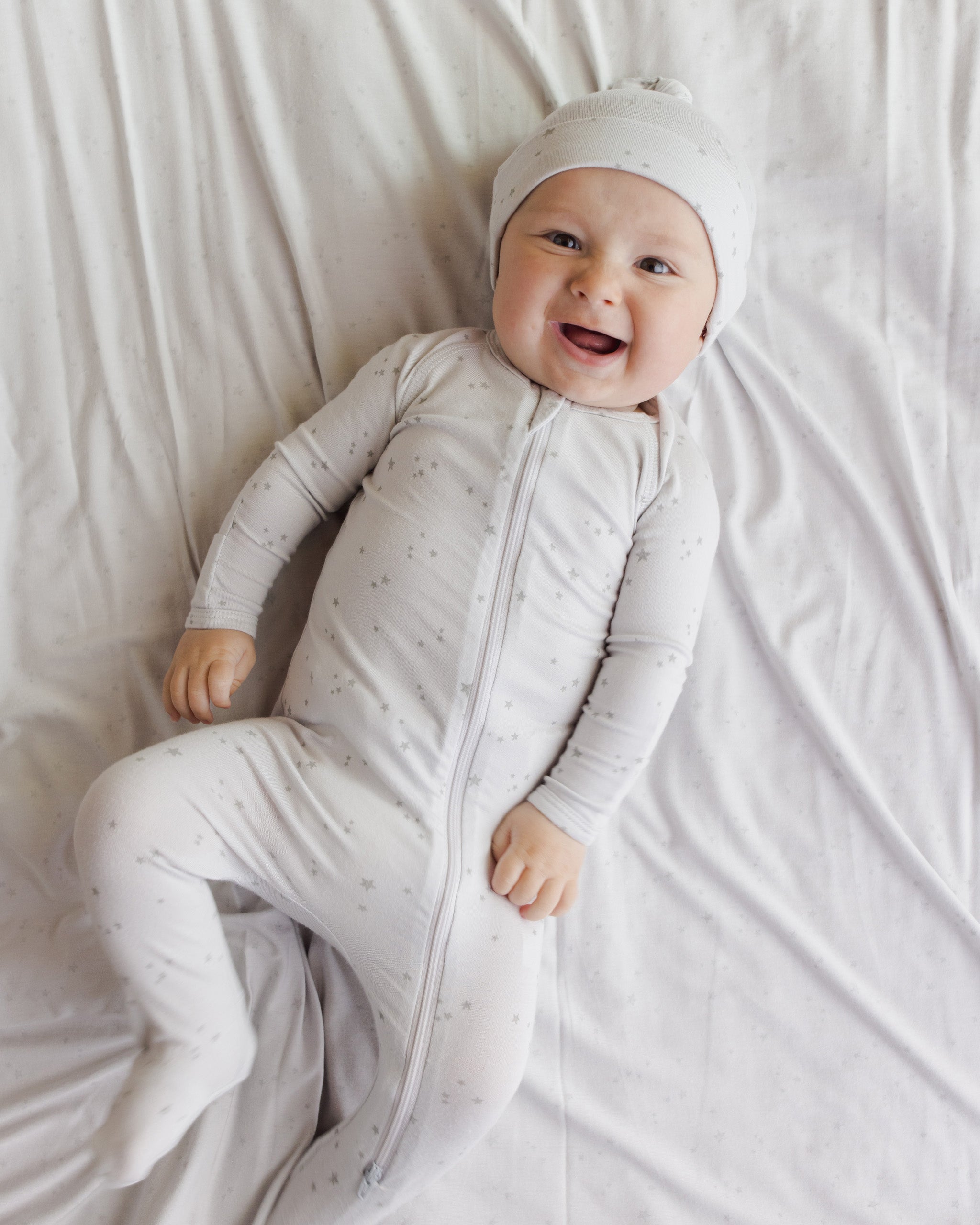 Knotted Baby Hat || Stars - Rylee + Cru | Kids Clothes | Trendy Baby Clothes | Modern Infant Outfits |