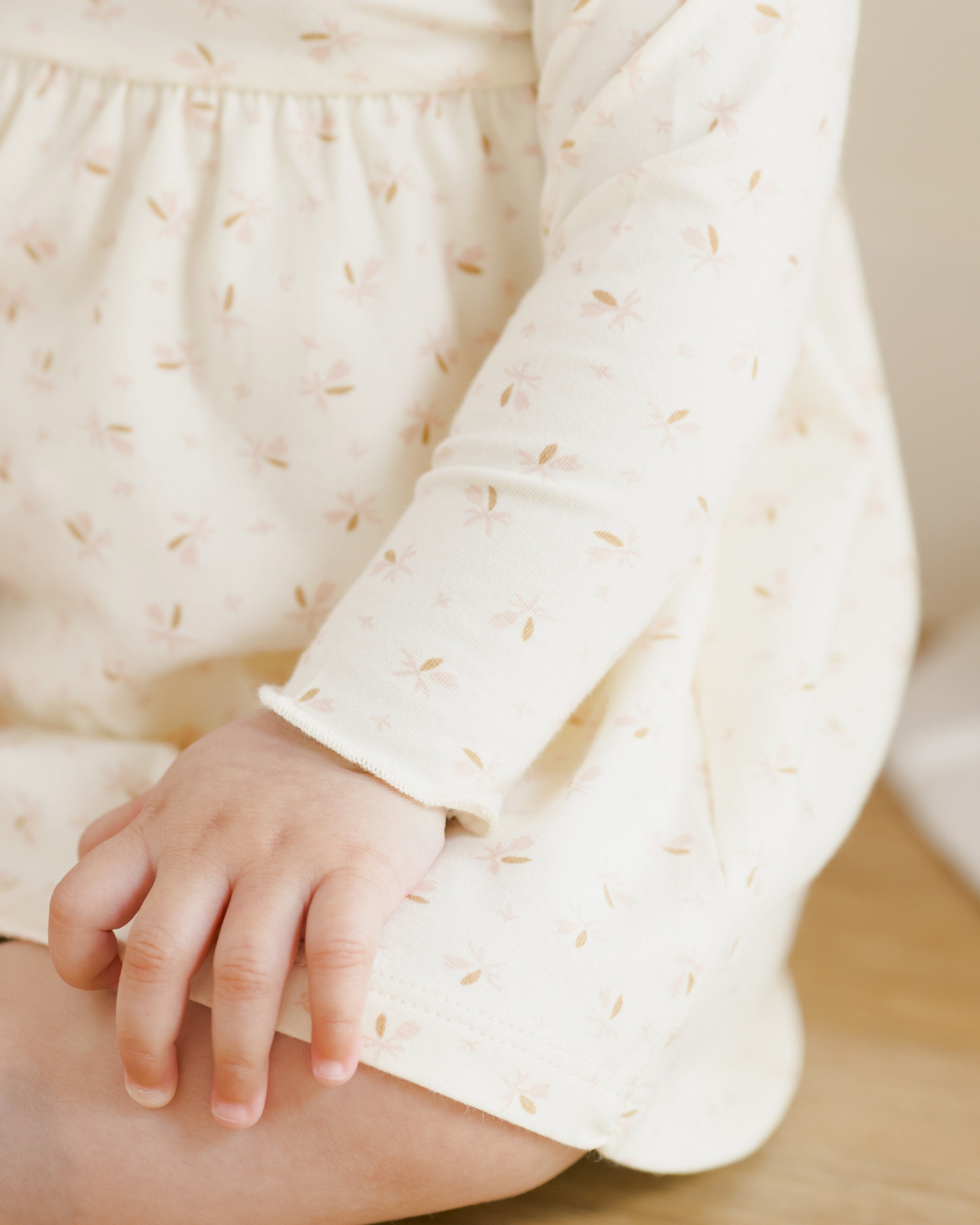 Longsleeve Baby Dress || Fleur - Rylee + Cru | Kids Clothes | Trendy Baby Clothes | Modern Infant Outfits |