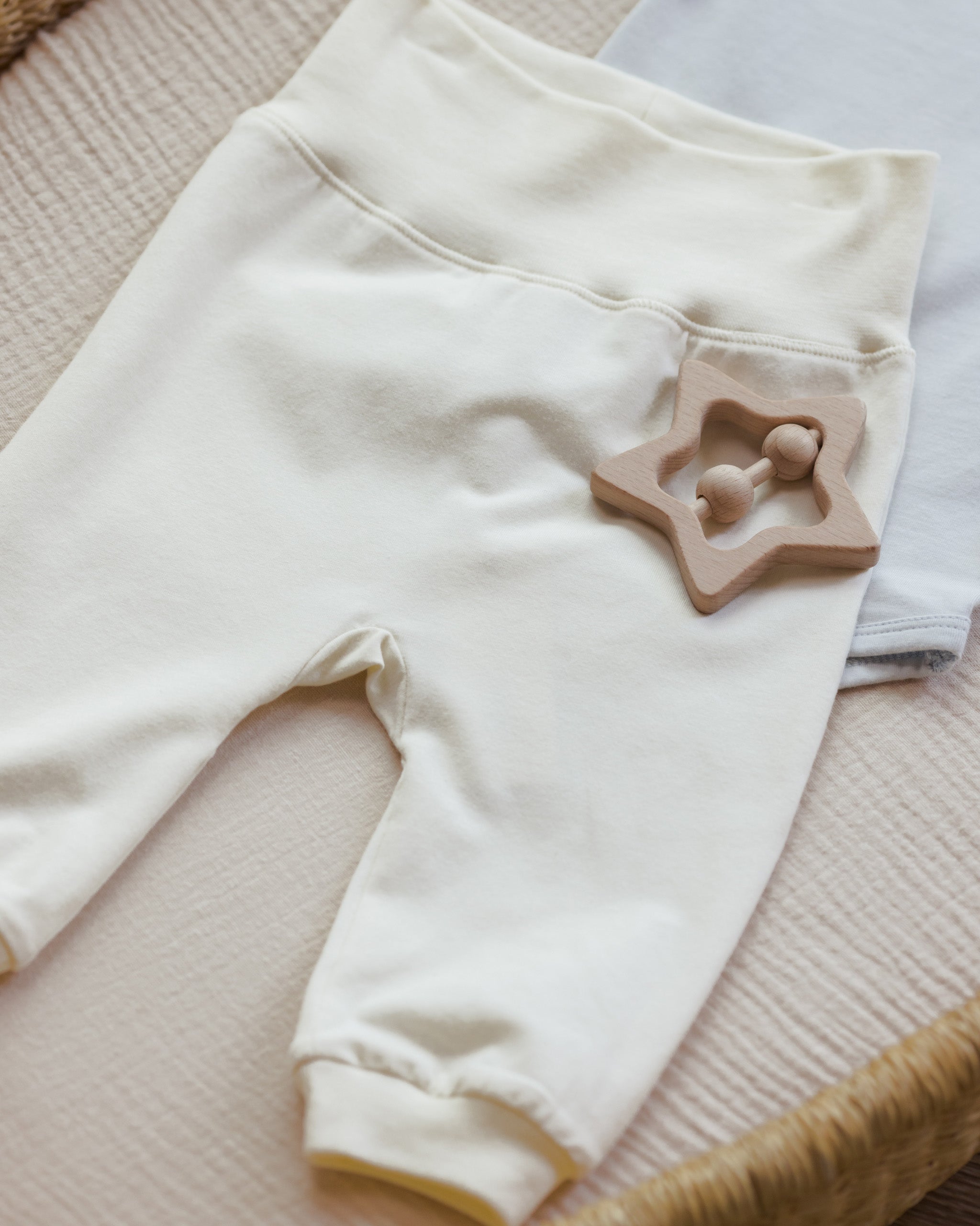 Cotton Baby Pant || Ivory - Rylee + Cru | Kids Clothes | Trendy Baby Clothes | Modern Infant Outfits |