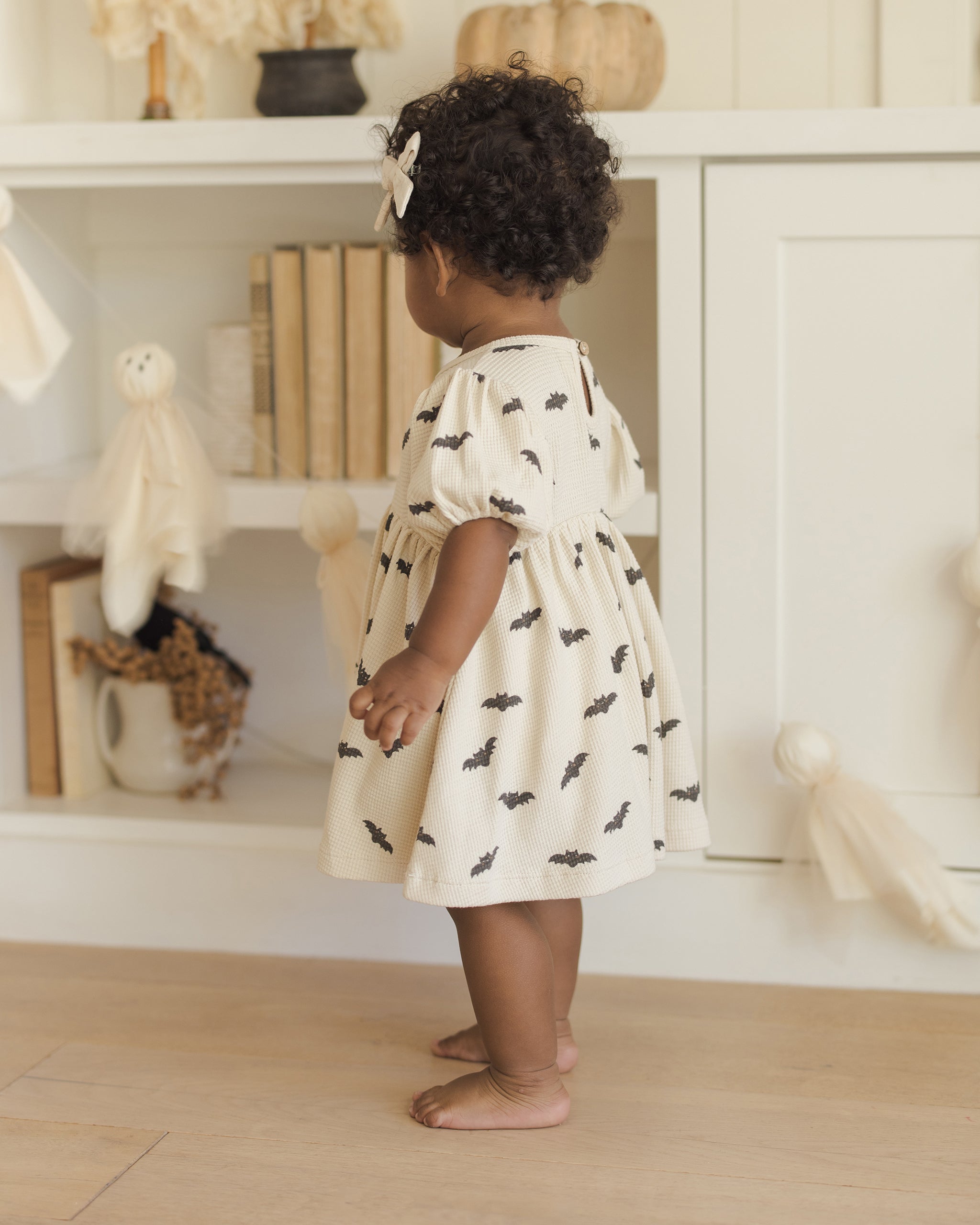 Darla Dress || Bats - Rylee + Cru | Kids Clothes | Trendy Baby Clothes | Modern Infant Outfits |