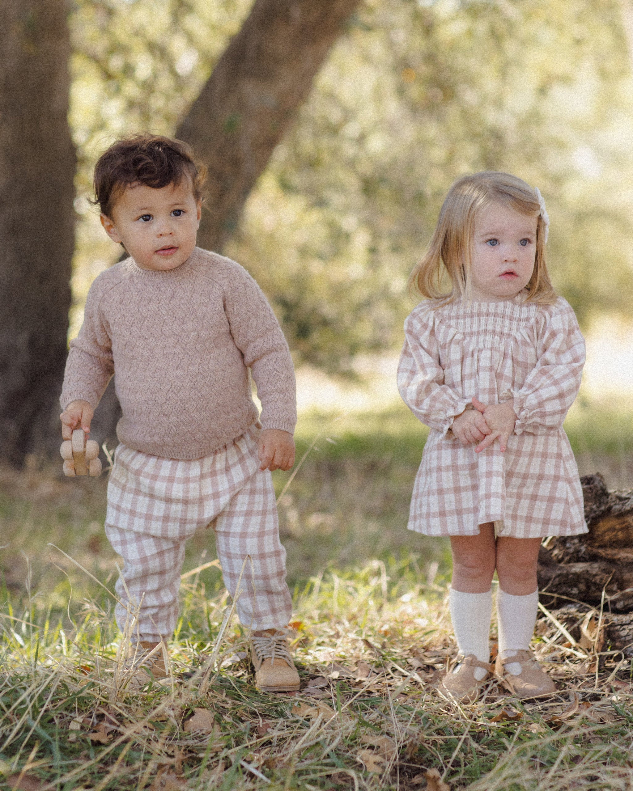 Knit Sweater Heathered Almond - Rylee + Cru | Kids Clothes | Trendy Baby Clothes | Modern Infant Outfits |