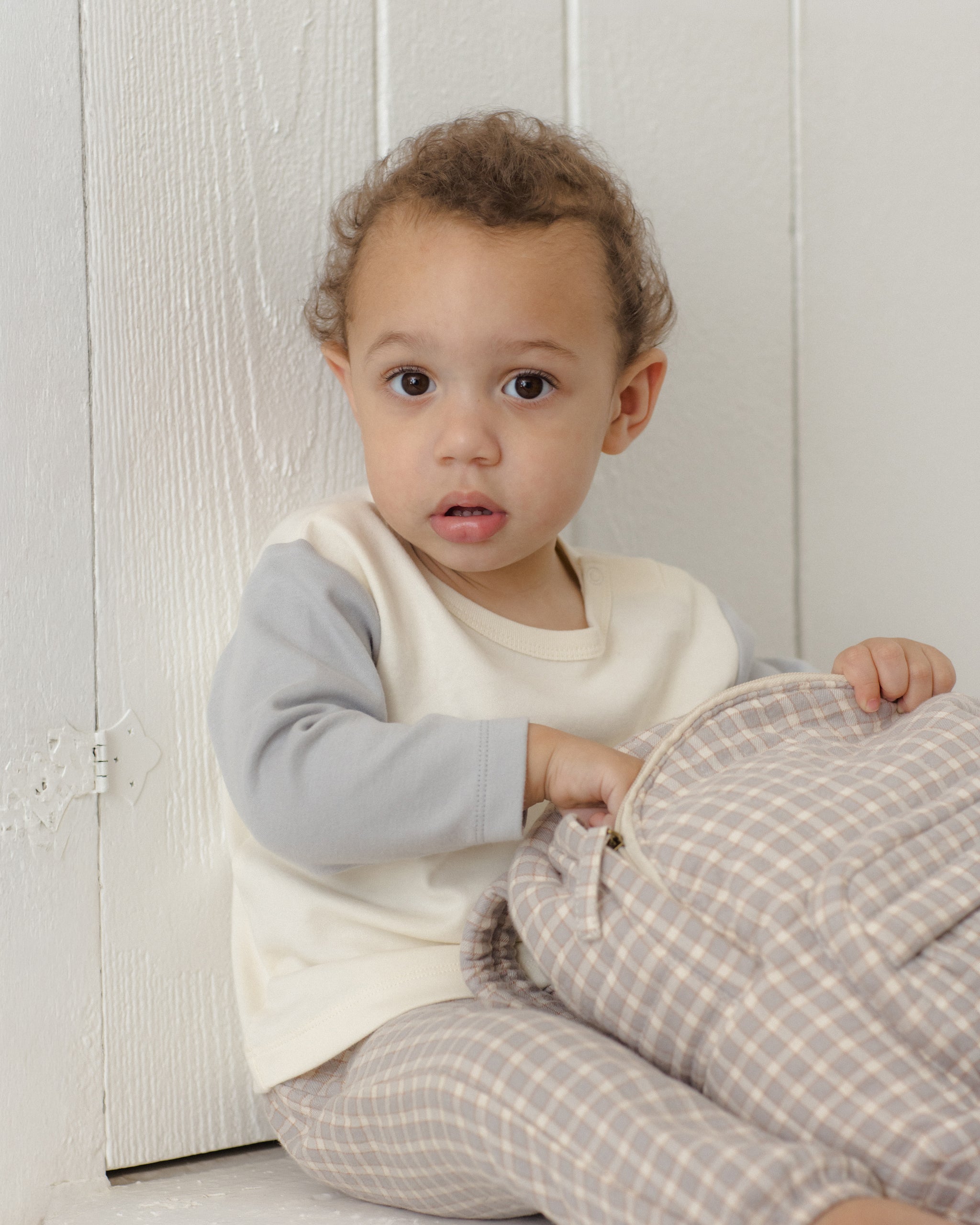 Woven Pant Blue Gingham - Rylee + Cru | Kids Clothes | Trendy Baby Clothes | Modern Infant Outfits |