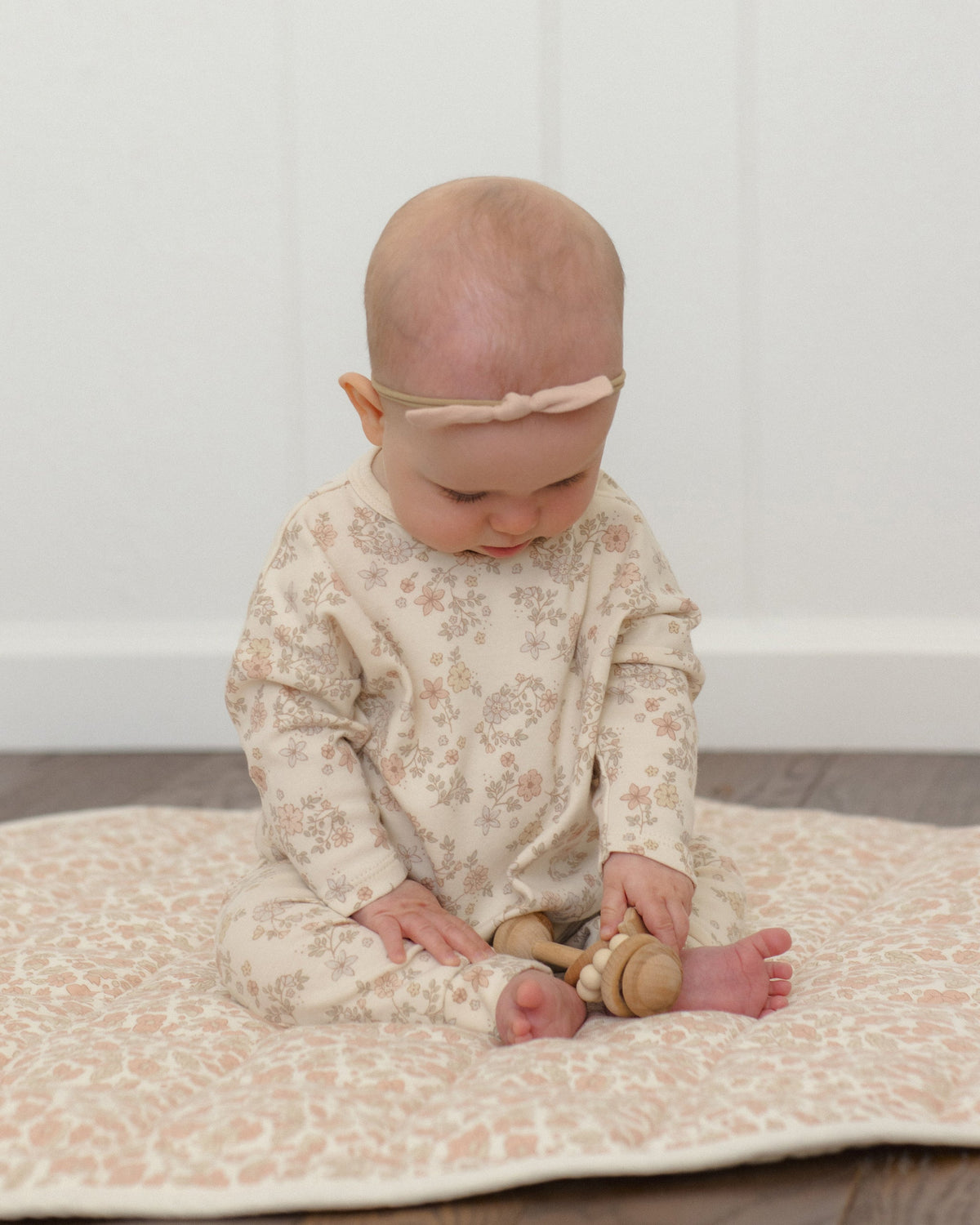 Drawstring Pant Floral Vine - Rylee + Cru | Kids Clothes | Trendy Baby Clothes | Modern Infant Outfits |