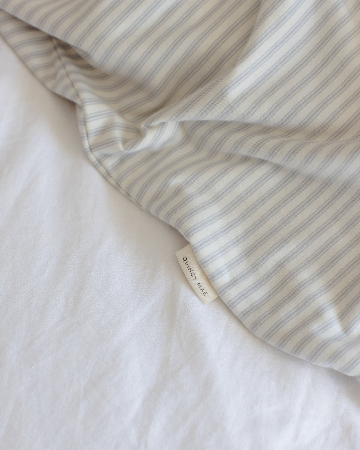 Jersey Sleep Bag Cloud Stripe - Rylee + Cru | Kids Clothes | Trendy Baby Clothes | Modern Infant Outfits |
