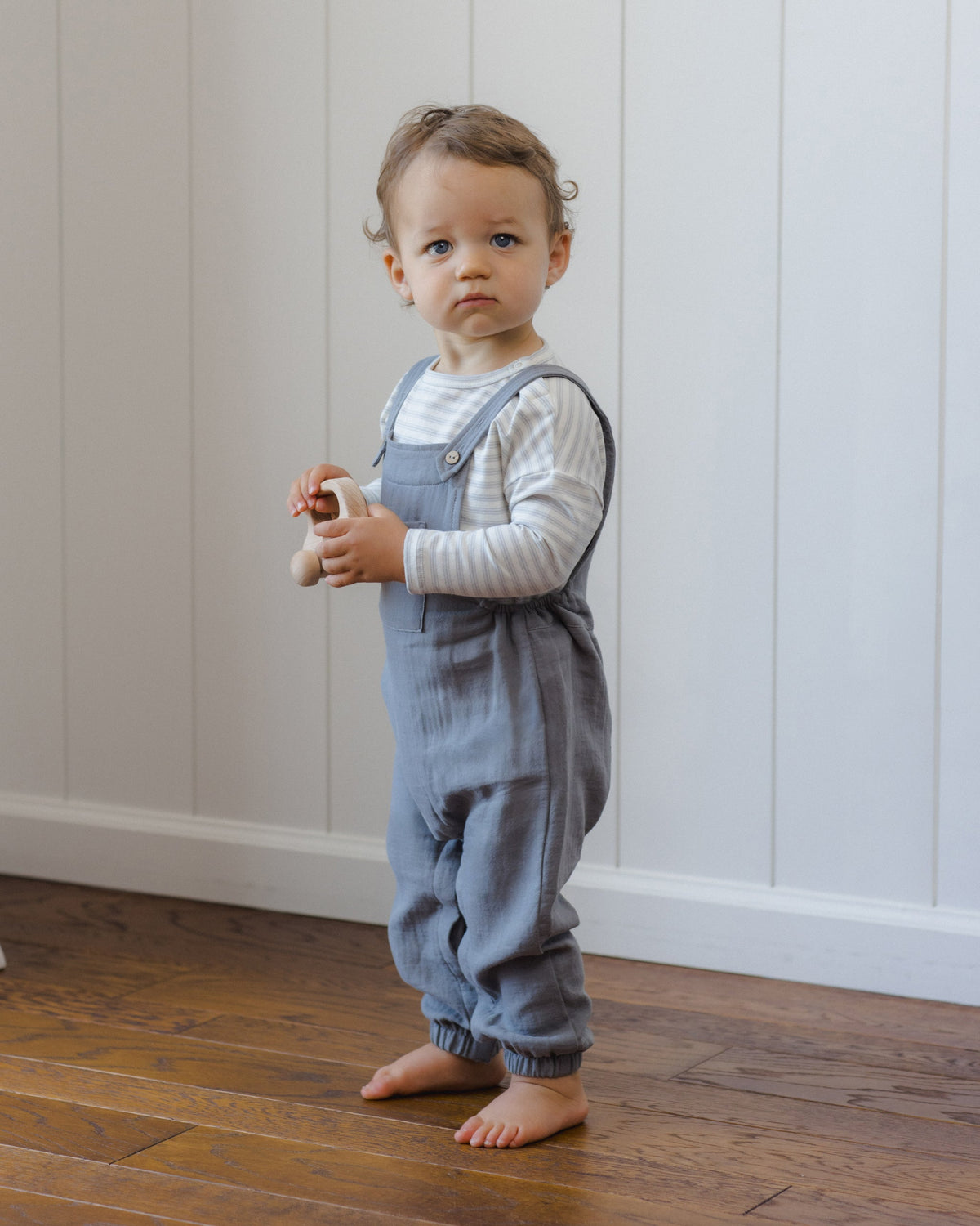 Long Sleeve Tee Cloud Stripe - Rylee + Cru | Kids Clothes | Trendy Baby Clothes | Modern Infant Outfits |