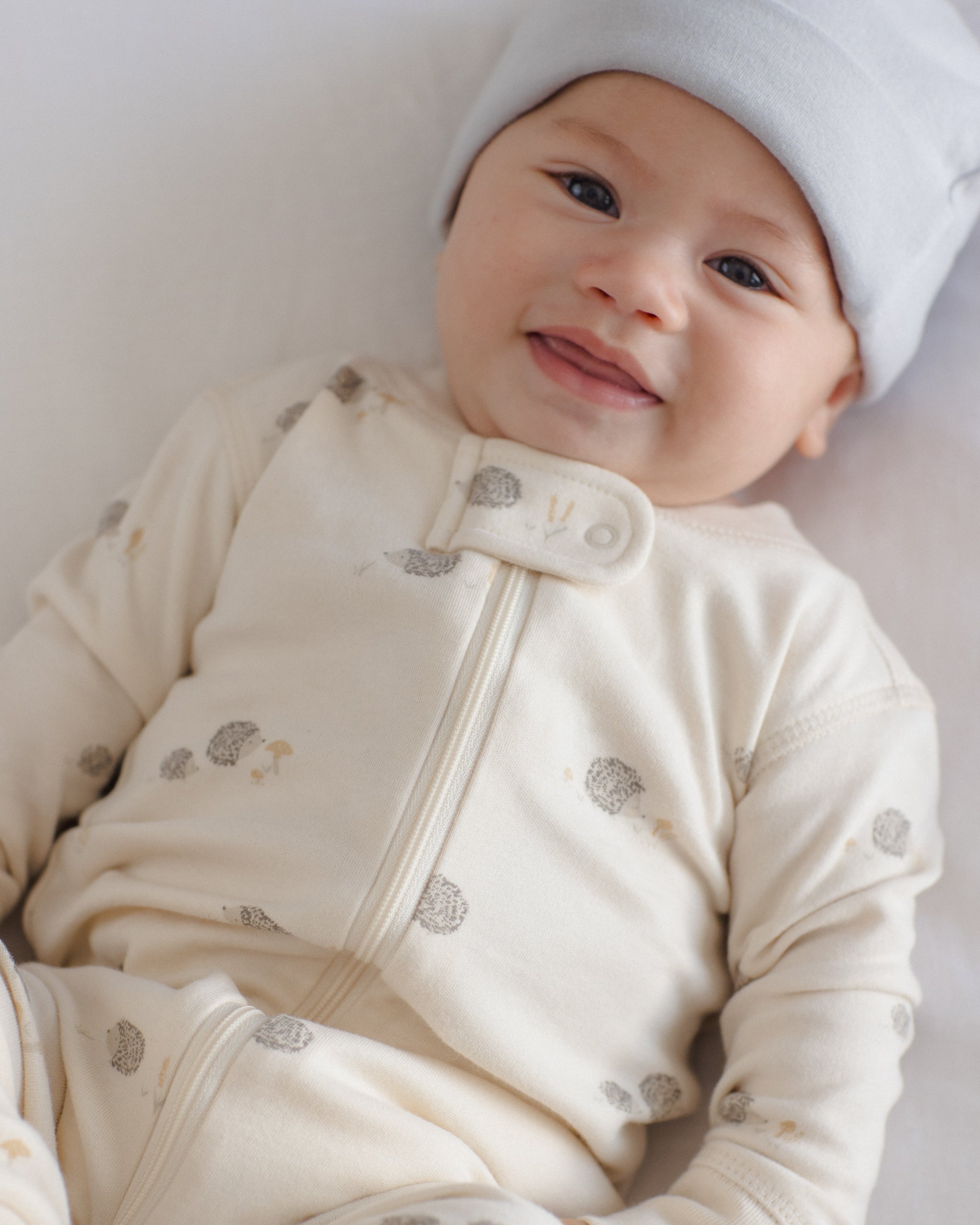 Zip Long Sleeve Sleeper Hedgehog - Rylee + Cru | Kids Clothes | Trendy Baby Clothes | Modern Infant Outfits |