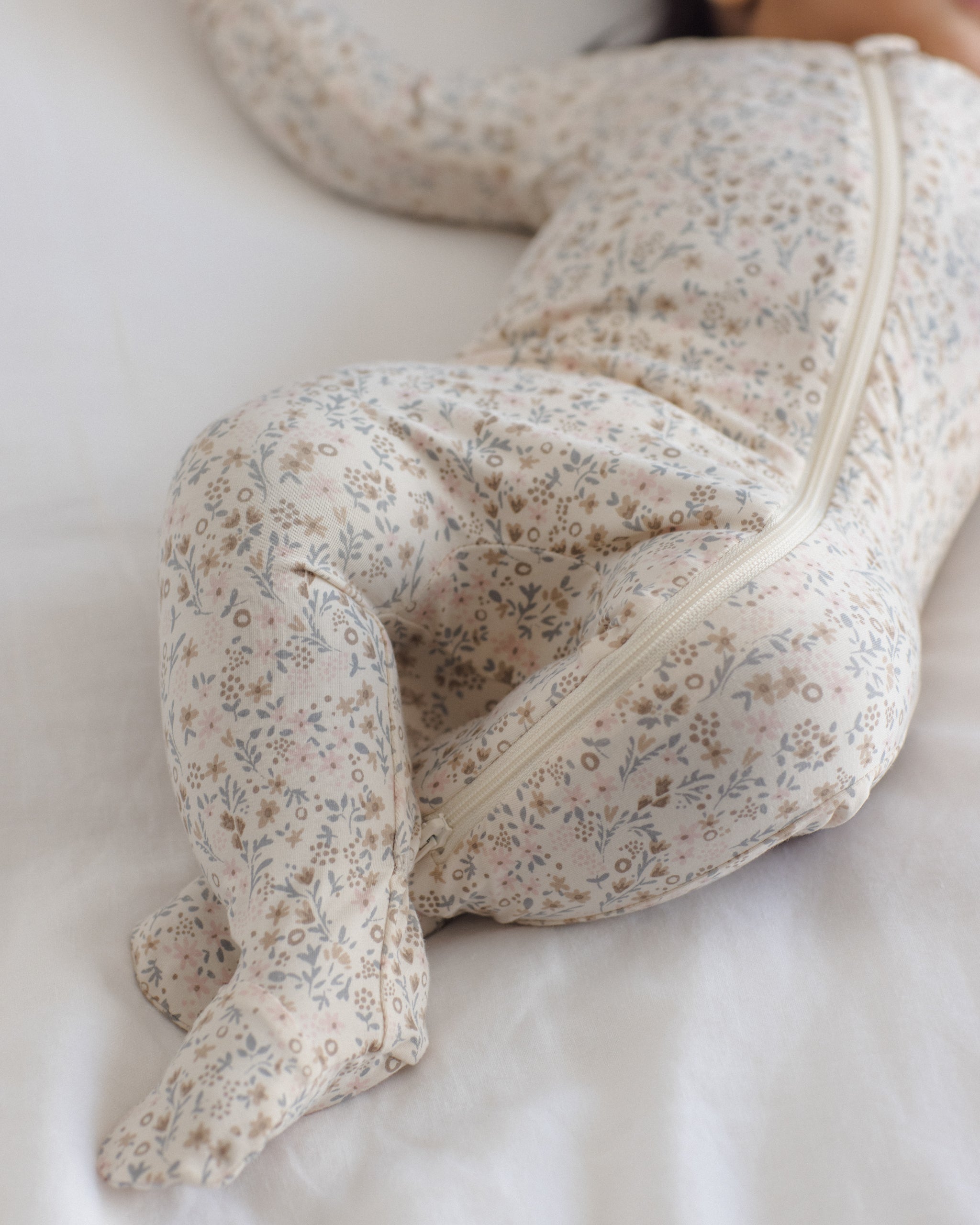 Bamboo Zip Footie Bloom - Rylee + Cru | Kids Clothes | Trendy Baby Clothes | Modern Infant Outfits |