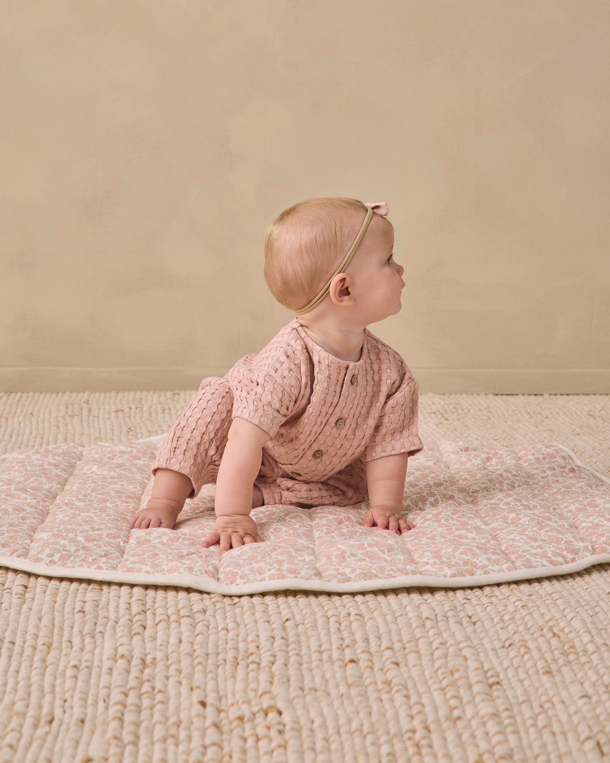 Hayes Jumpsuit Dusty Rose - Rylee + Cru | Kids Clothes | Trendy Baby Clothes | Modern Infant Outfits |