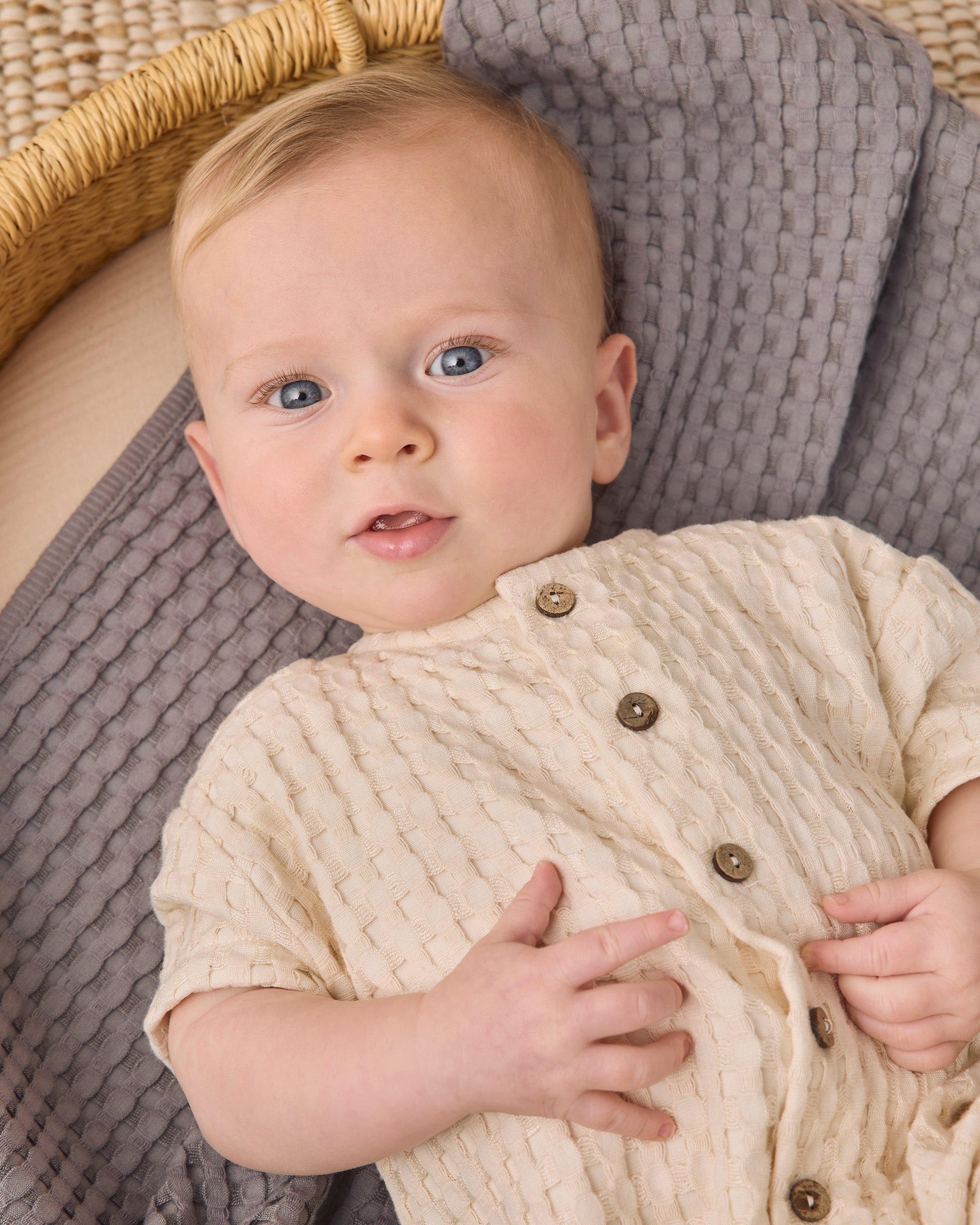 Hayes Jumpsuit Natural - Rylee + Cru | Kids Clothes | Trendy Baby Clothes | Modern Infant Outfits |