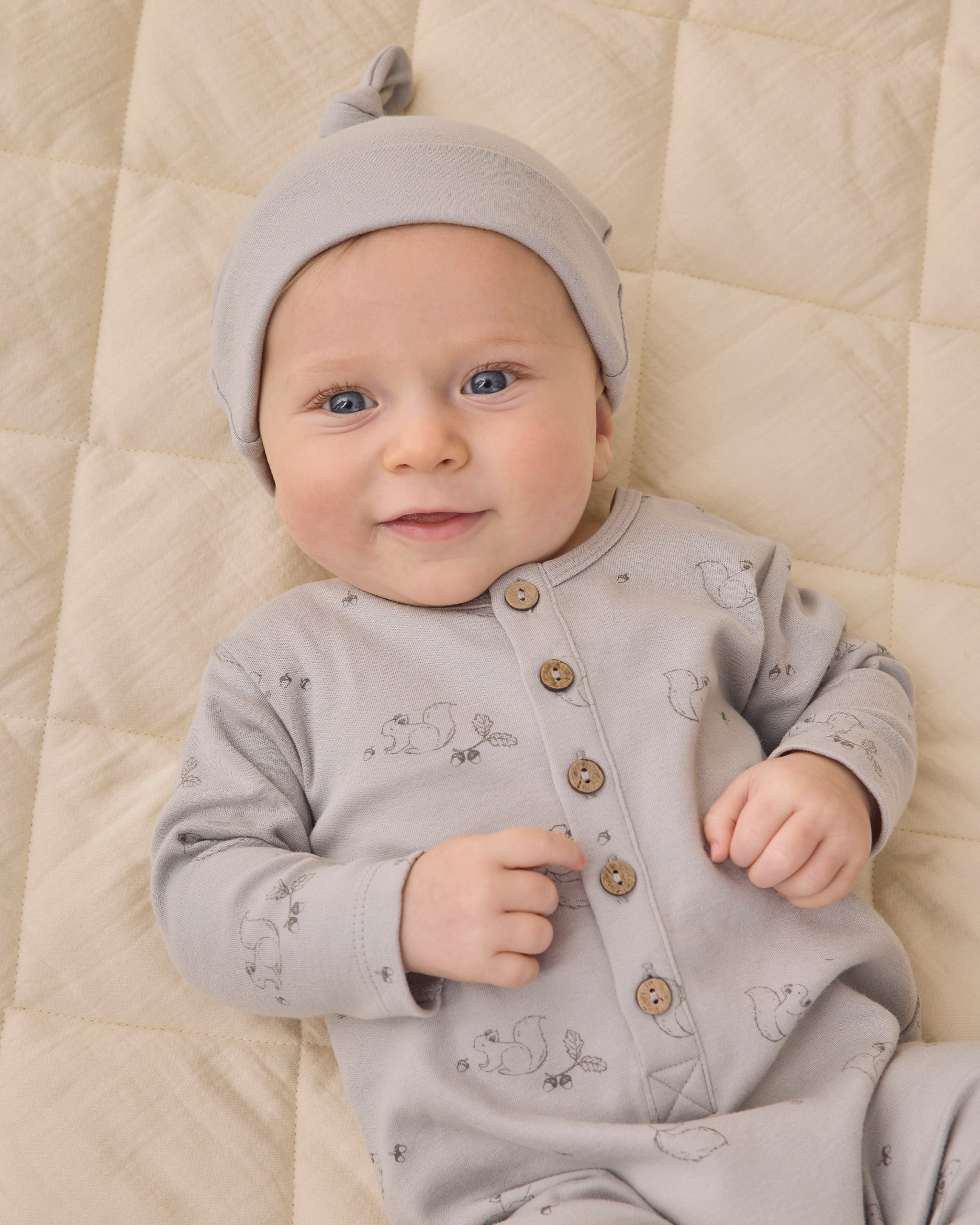 Long Sleeve Jumpsuit Squirrel - Rylee + Cru | Kids Clothes | Trendy Baby Clothes | Modern Infant Outfits |