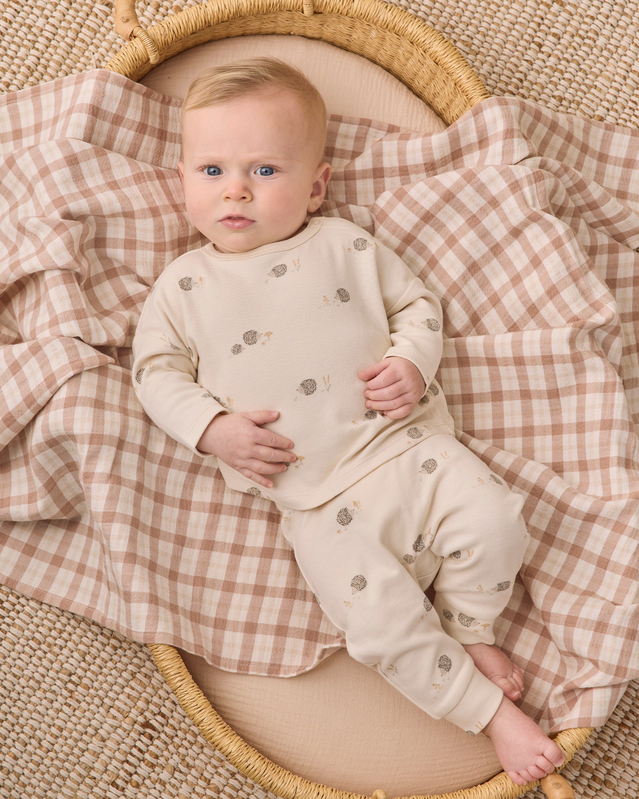 Long Sleeve Tee Hedgehog - Rylee + Cru | Kids Clothes | Trendy Baby Clothes | Modern Infant Outfits |