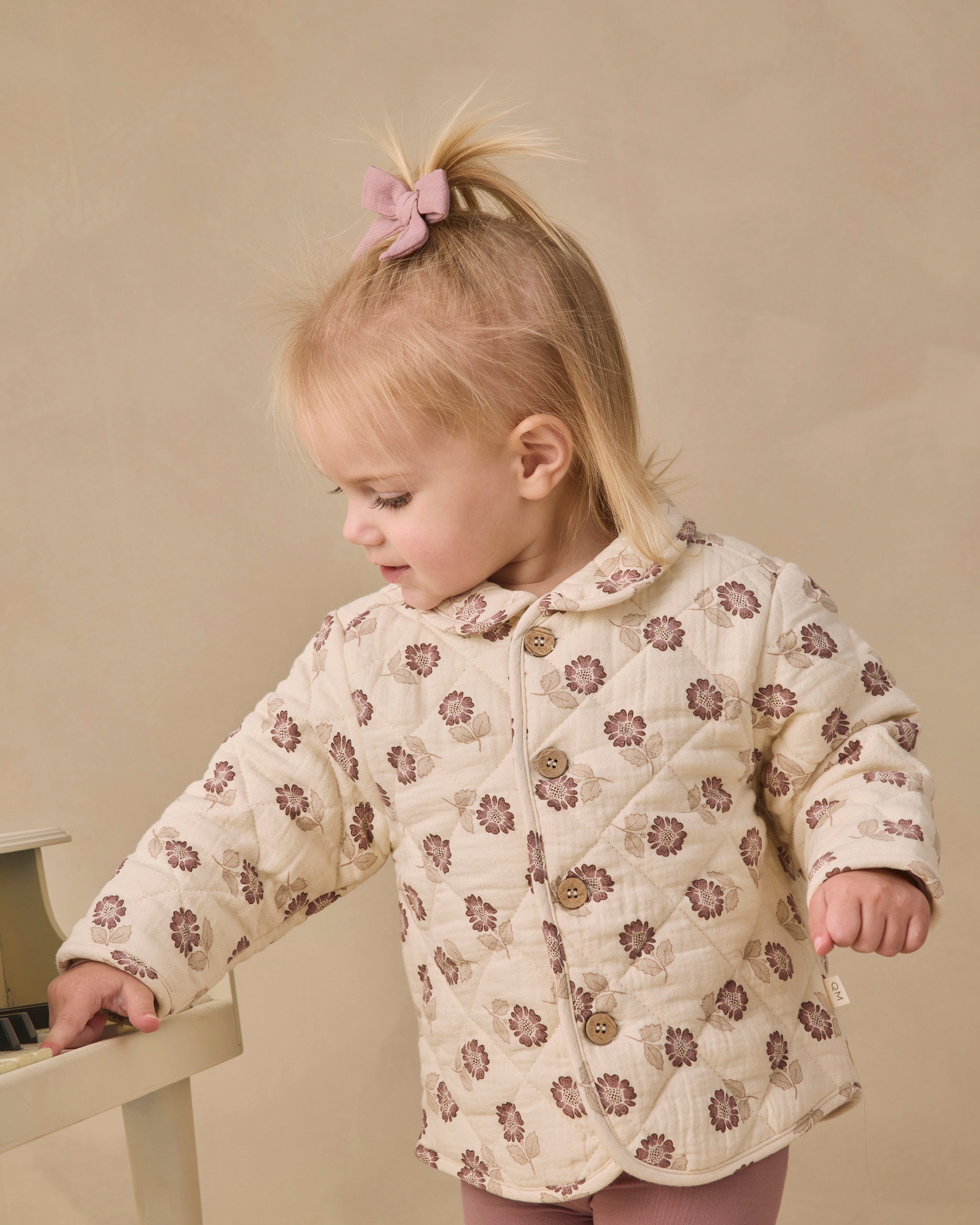Quilted Jacket Fall Floral - Rylee + Cru | Kids Clothes | Trendy Baby Clothes | Modern Infant Outfits |